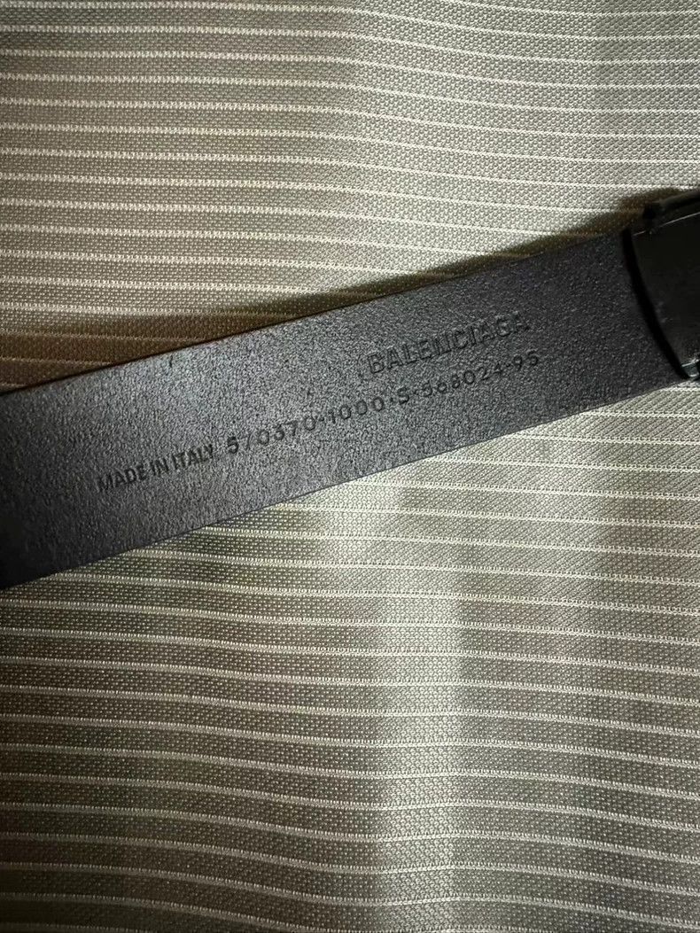 Balenciaga Balenciaga Black Buckle Waist Belt Size 95-2506 Size ONE SIZE - 4 Thumbnail