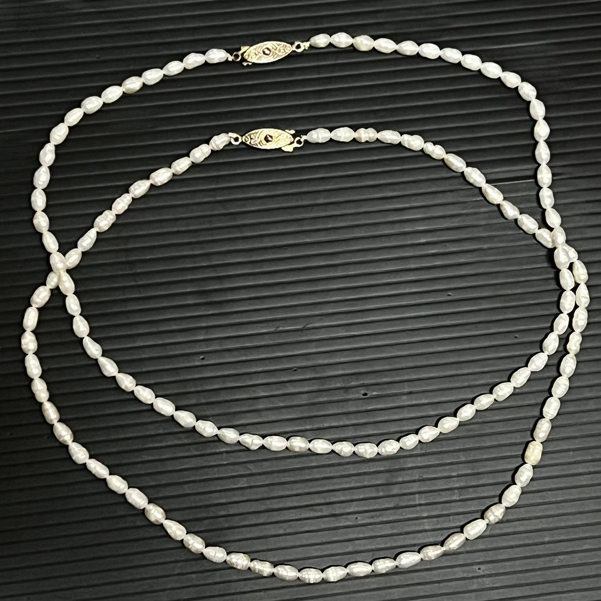 Handmade × Vintage 🔥HOT DROPS🔥VINTAGE HANDMADE PEARL NECKLACE Size ONE SIZE - 1 Thumbnail