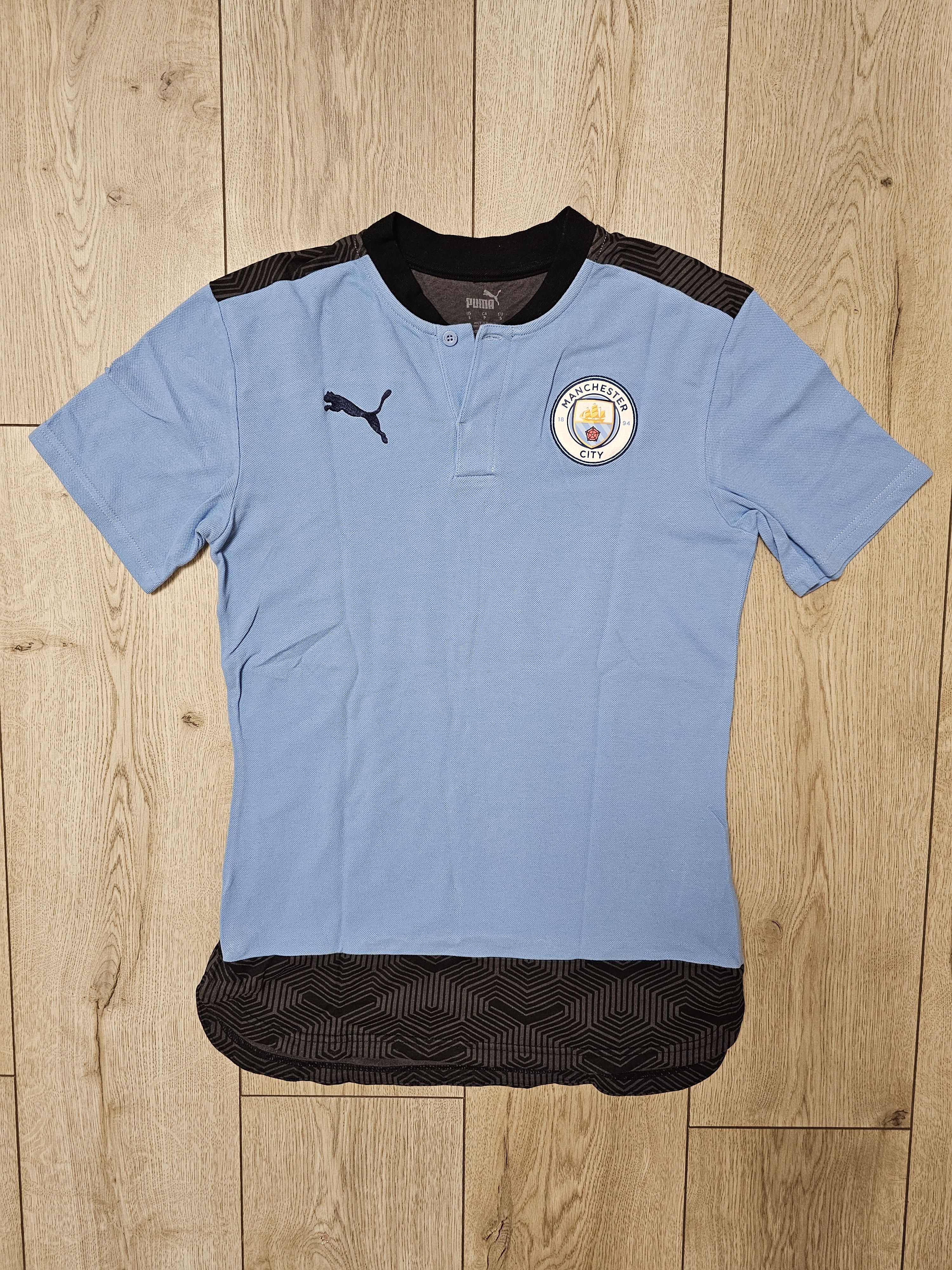 Puma MANCHESTER CITY 2019 POLO SHIRT COTTON FOOTBALL SOCCER Size US S / EU 44-46 / 1 - 1 Thumbnail