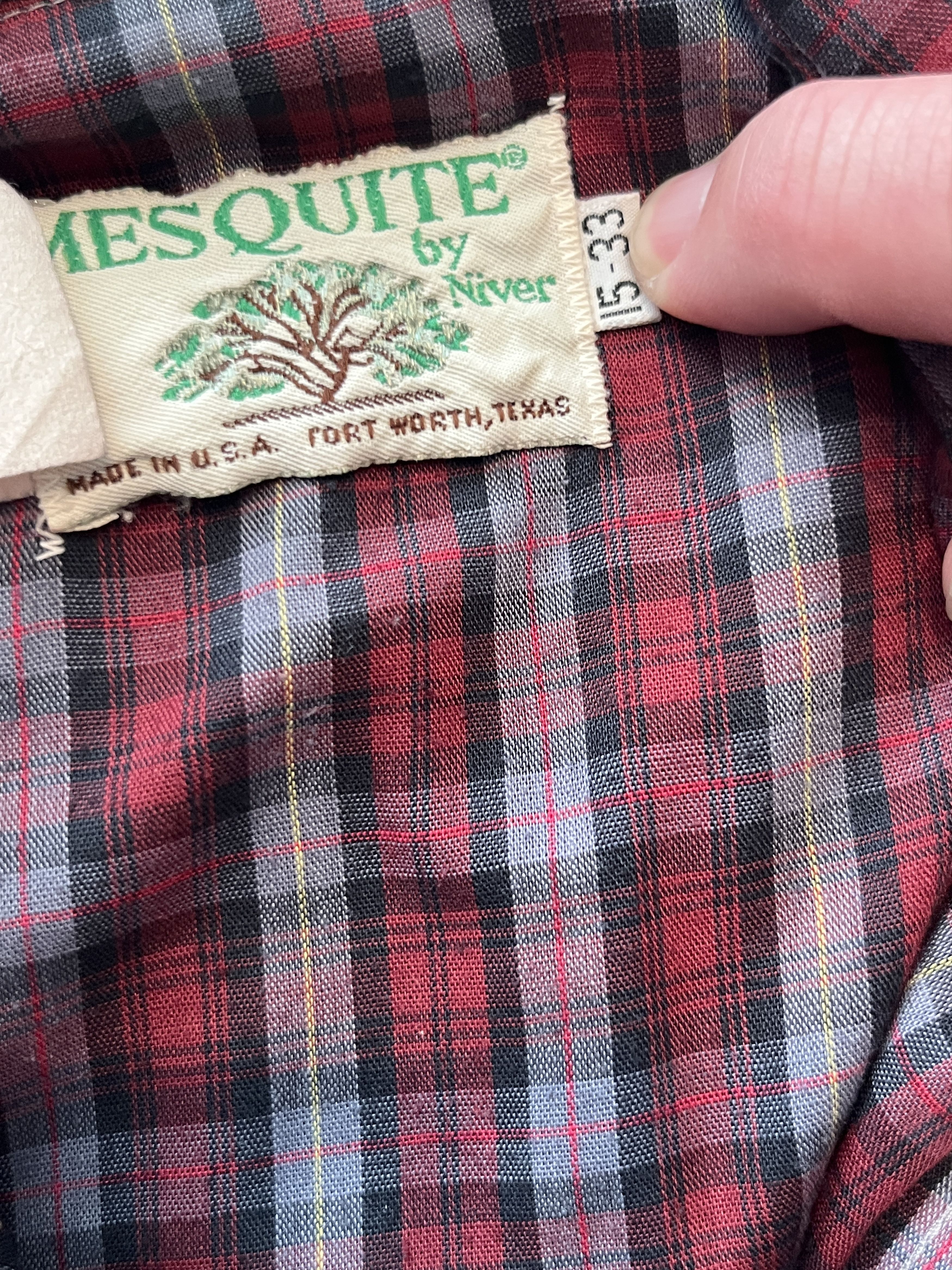Other Vtg 70s Mesquite by Niver Pearl Snap Western Shirt 15/33 Size US M / EU 48-50 / 2 - 9 Thumbnail