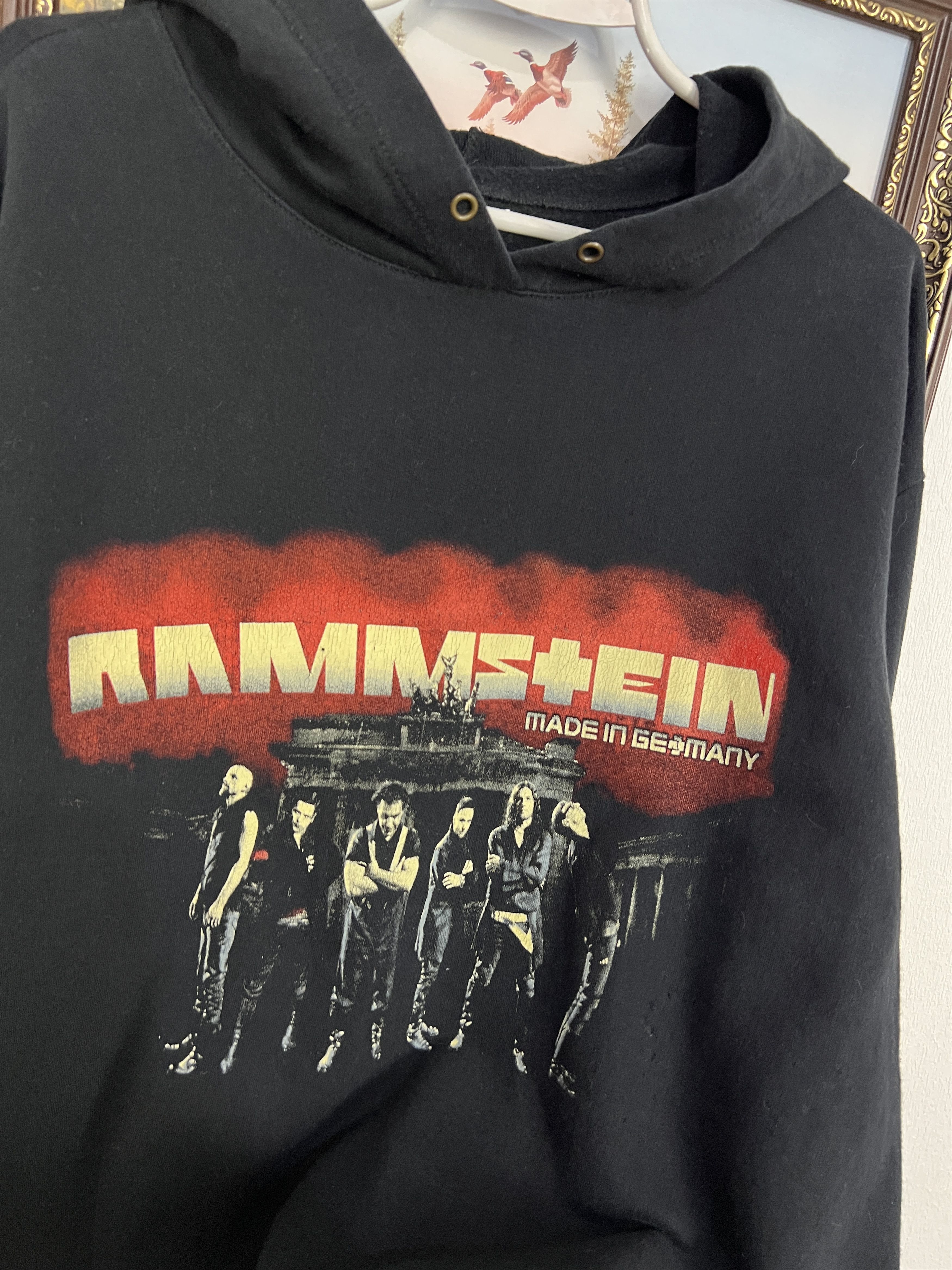 Vintage Vintage Rammstein Over Print Hoodie Band Jacket Rare Hype Size US XXL / EU 58 / 5 - 4 Thumbnail