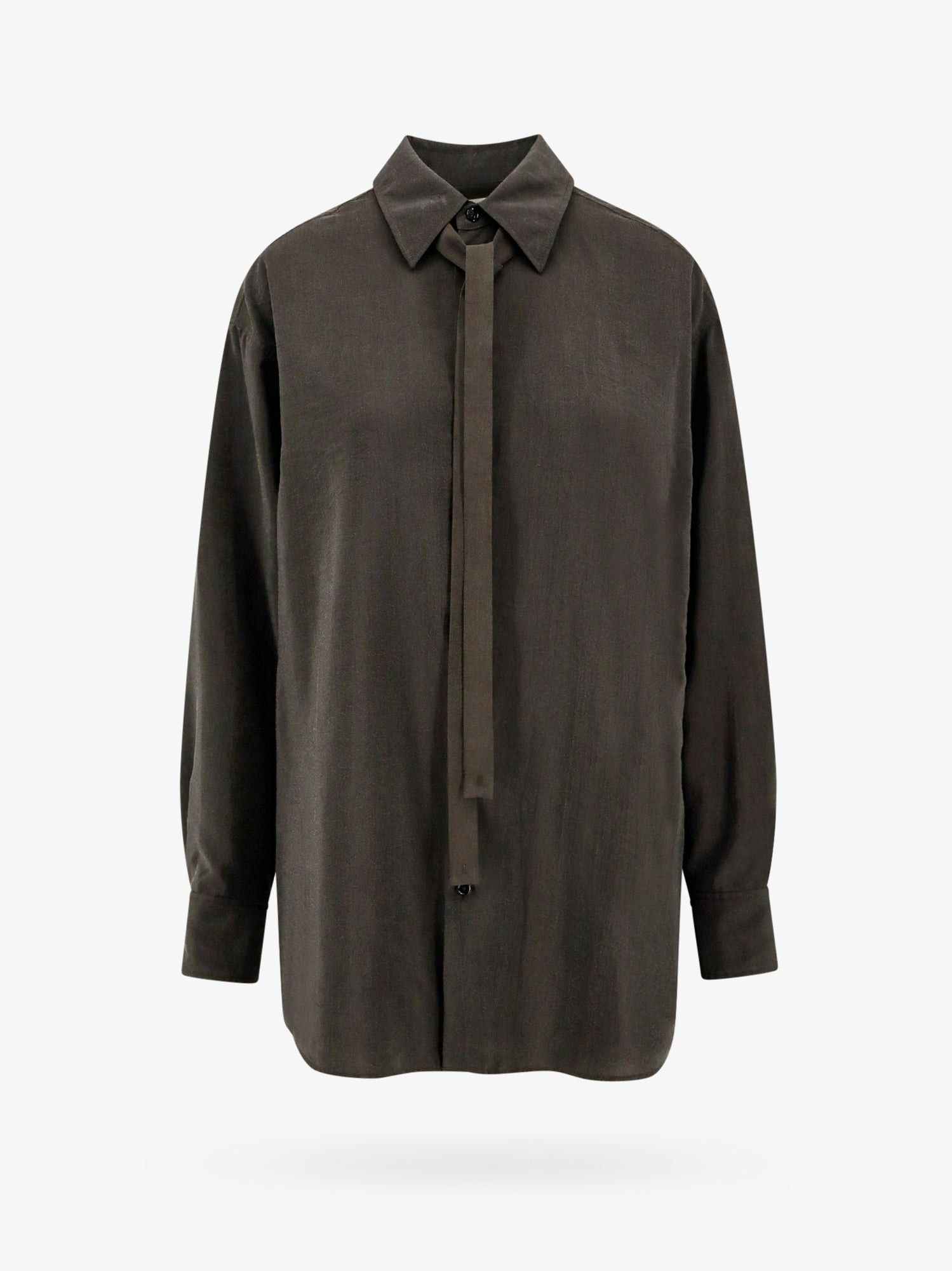 image of Lemaire Shirt Woman Brown Shirts, Women's (Size Medium)