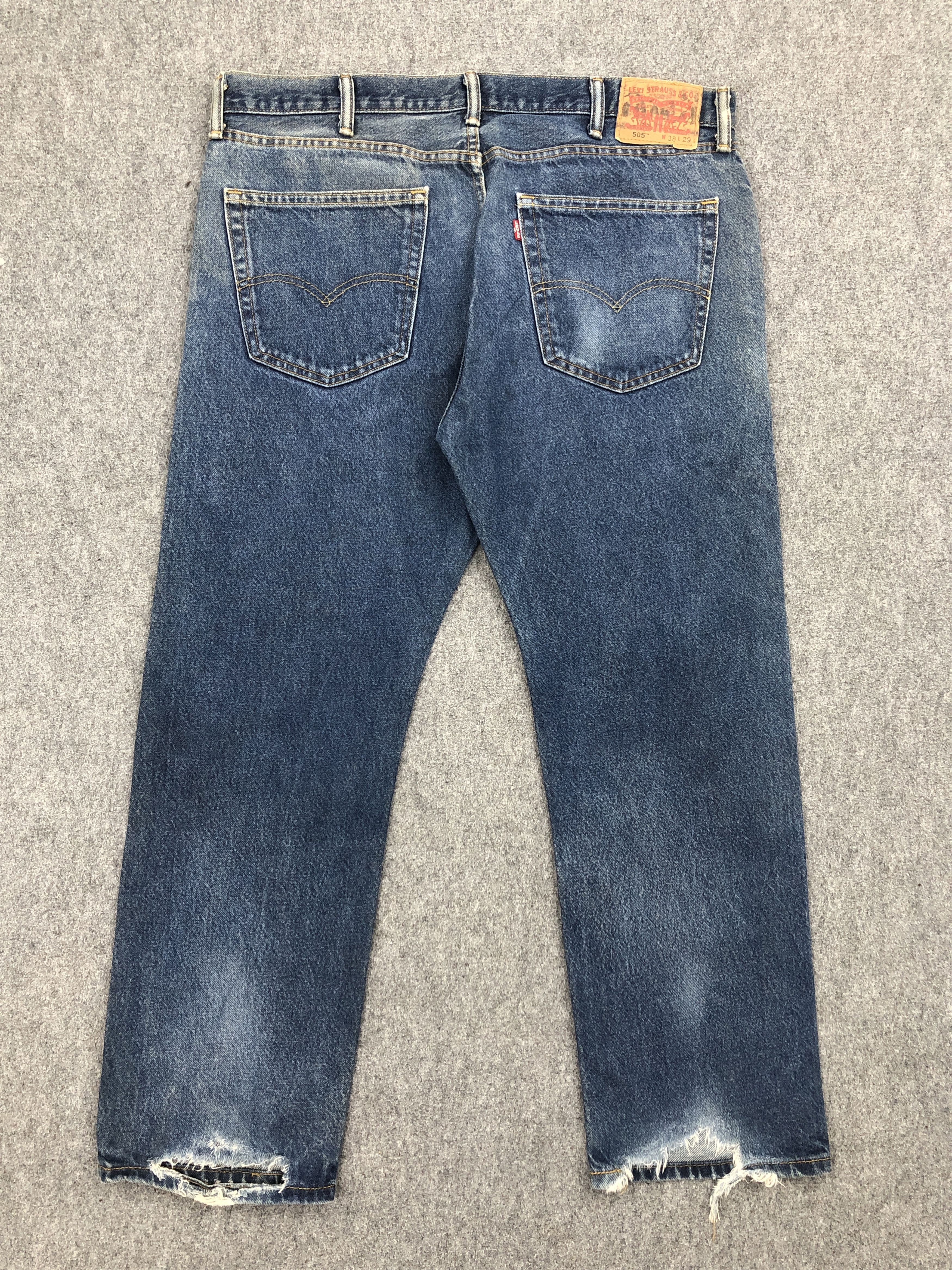 Levi's Vintage Levi's 505 Faded Blue Jeans DP2309 Size US 38 / EU 54 - 3 Thumbnail