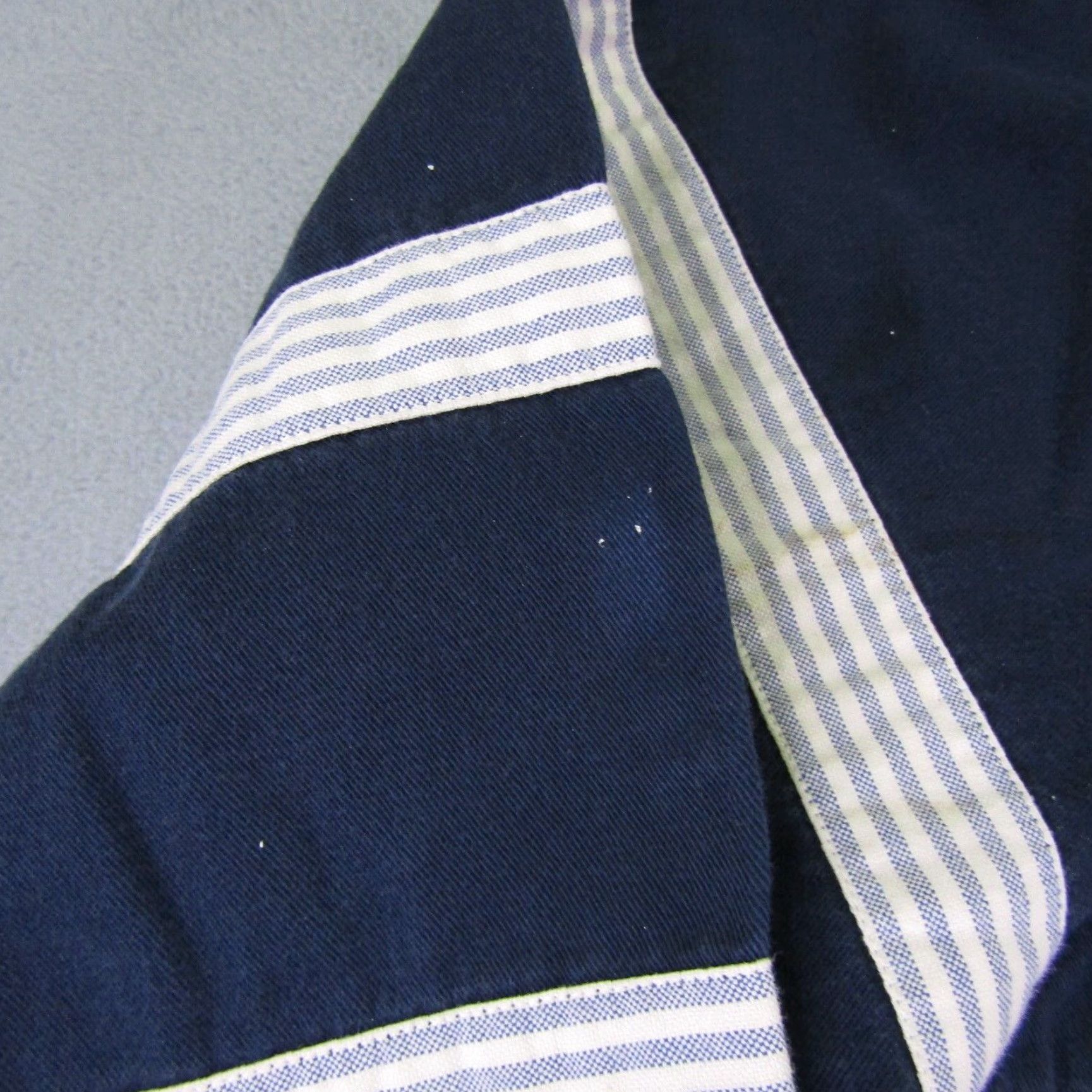 Wrangler VINTAGE Wrangler Button-Up Shirt Mens 2XL Blue White Stripes Western Cowboy Collared Long Sleeve Pockets Cotton Size US XXL / EU 58 / 5 - 5 Thumbnail