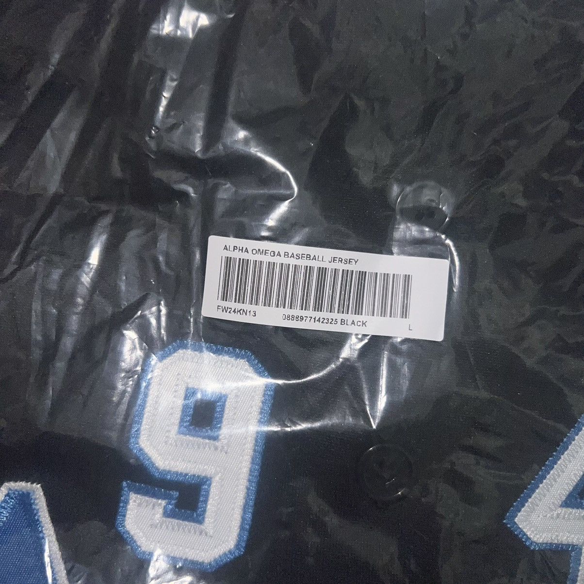 Supreme Supreme Alpha Omega Baseball Jersey Black Size: L Size US L / EU 52-54 / 3 - 5 Thumbnail