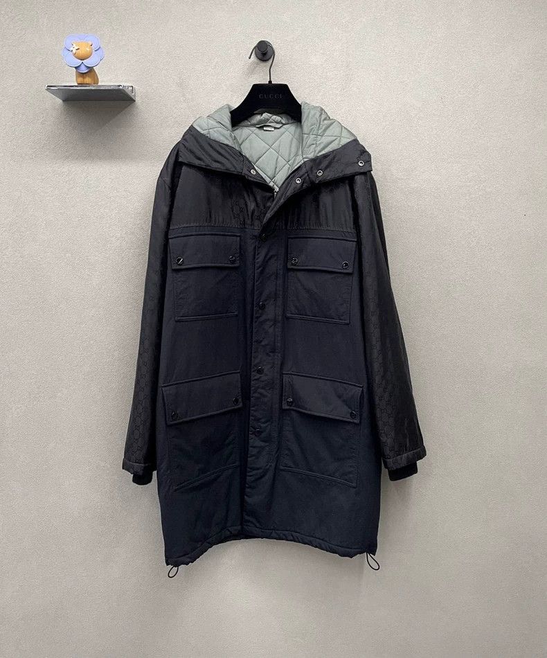 Gucci Gucci Black Multi-Pocket Cotton Jacket-dmc Size US L / EU 52-54 / 3 - 1 Thumbnail