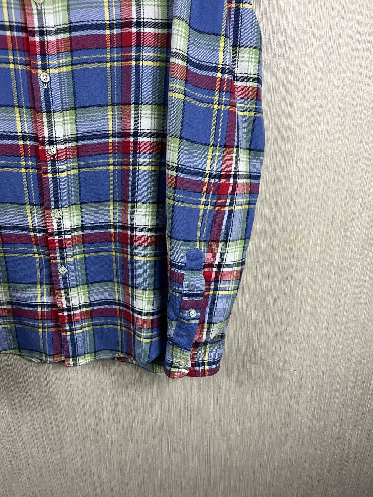 Flannel × Polo Ralph Lauren × Vintage Vintage Polo Ralph Lauren 90s flannel plaid checked shirt Size US L / EU 52-54 / 3 - 6 Thumbnail