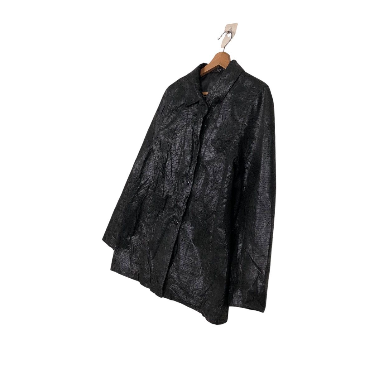 Japanese Brand 📌Vintage Biker Leather Jacket Captious Person Issey Miyake Size US L / EU 52-54 / 3 - 3 Thumbnail