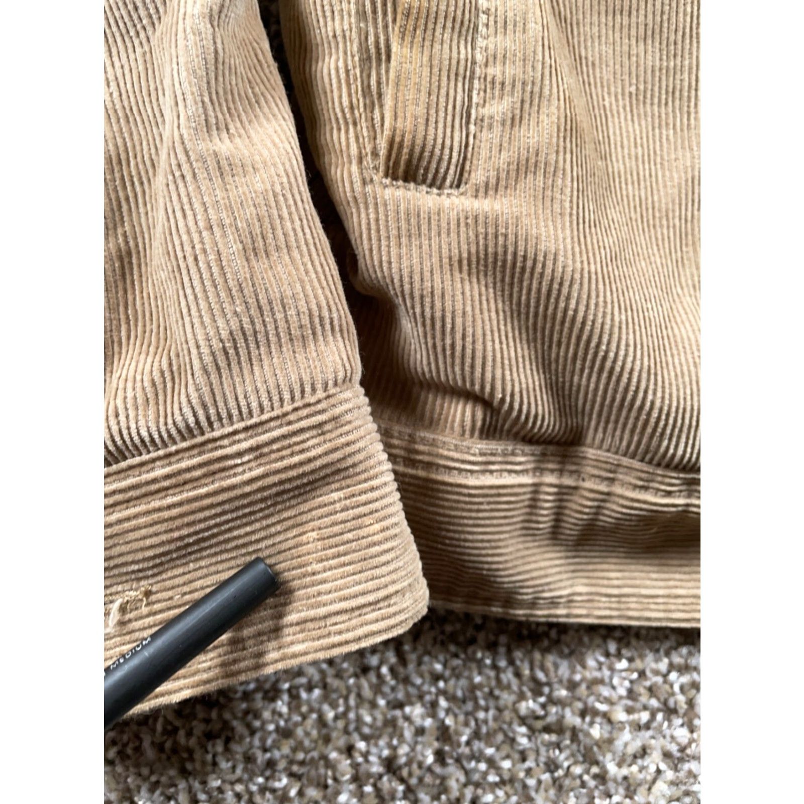 Express Express Jacket Adult Large Brown Sherpa Lined Corduroy Trucker Button Front Size US L / EU 52-54 / 3 - 5 Thumbnail