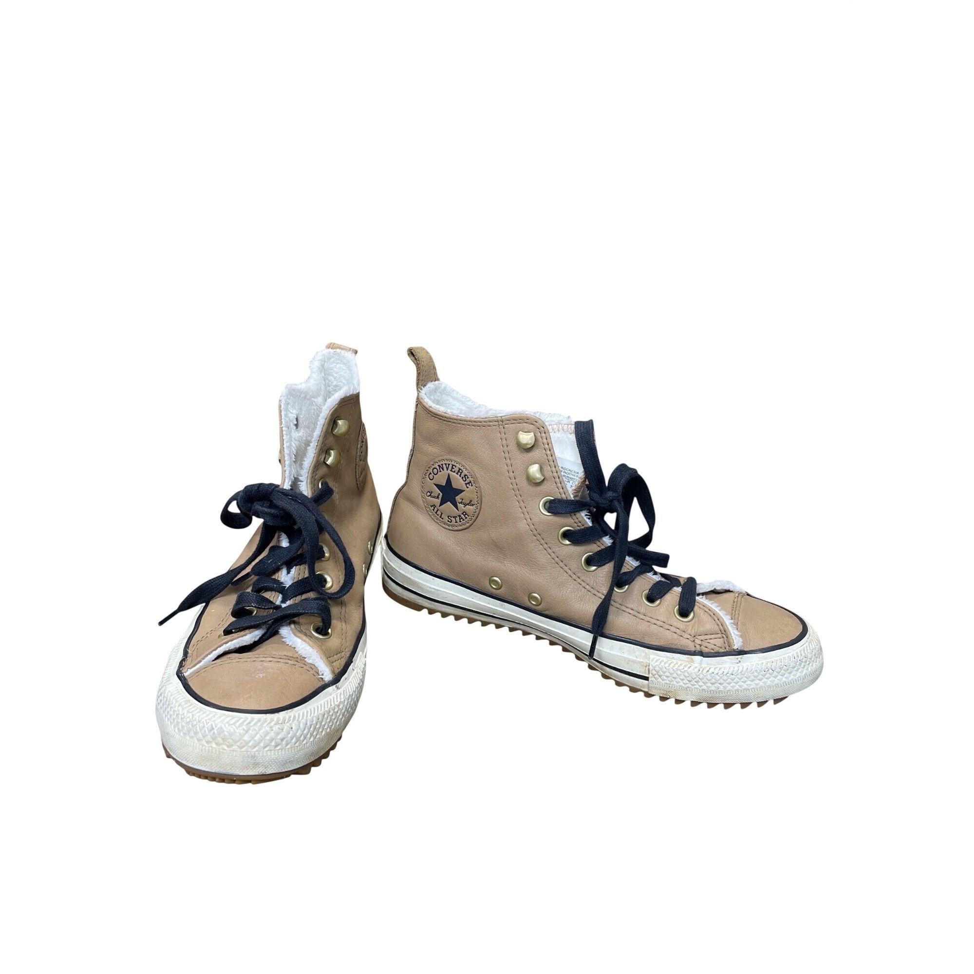 Converse Converese Chuck Taylor unisex M7W9 leather high top lined sn Size US 9 / IT 39 - 1 Thumbnail