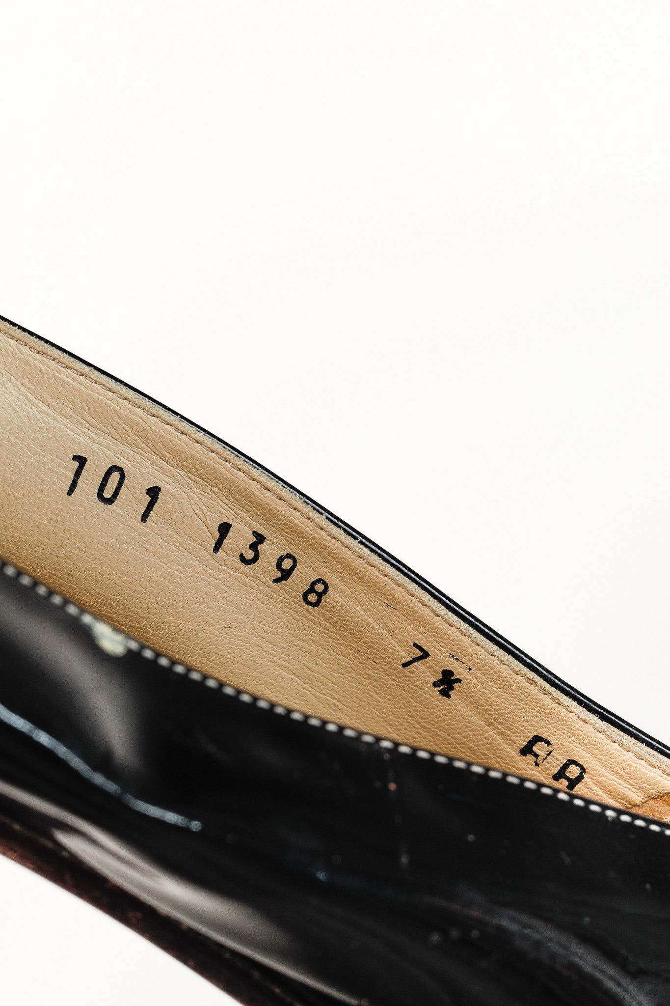 Gucci Gucci Black Patent-Leather GG-Logo Ballerina Flats Size US 7.5 / IT 37.5 - 11 Thumbnail