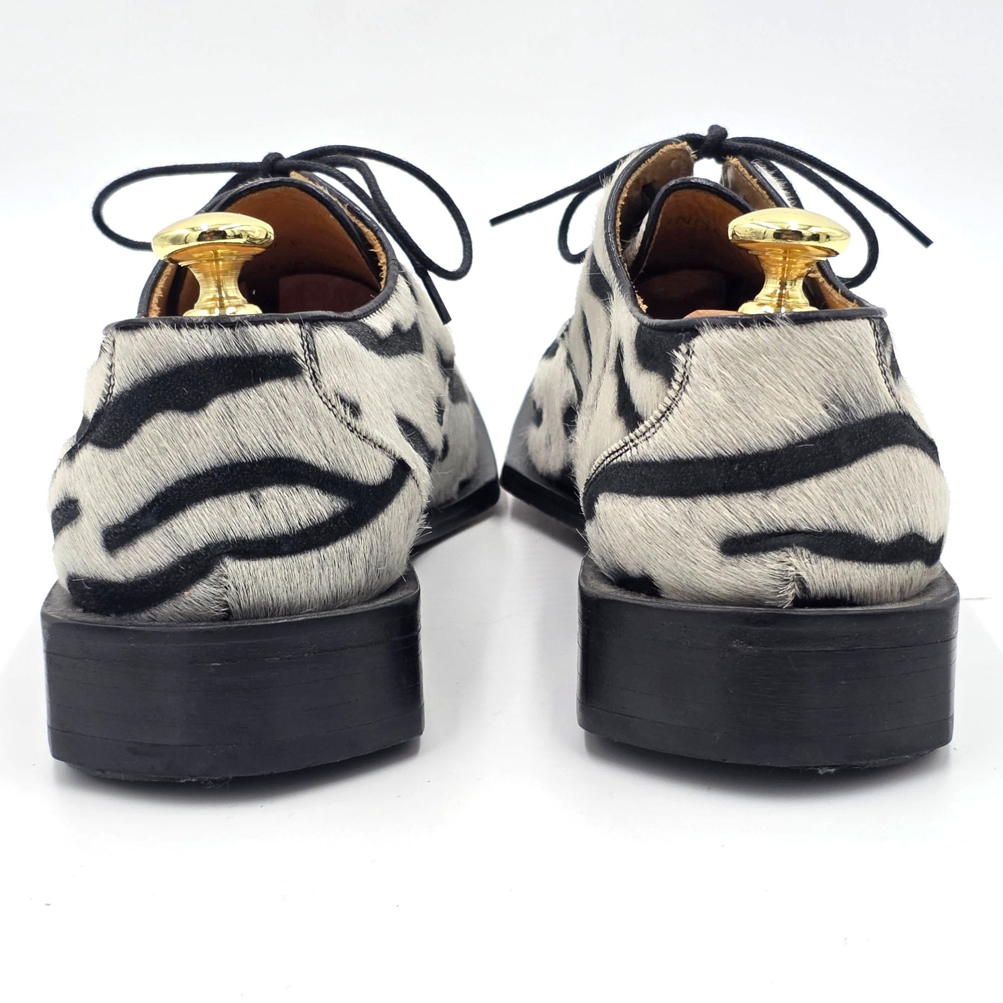 David Eden Vintage David Eden Men 9 Alligator Pony Hair Zebra Spectator Size US 9 / EU 42 - 6 Thumbnail