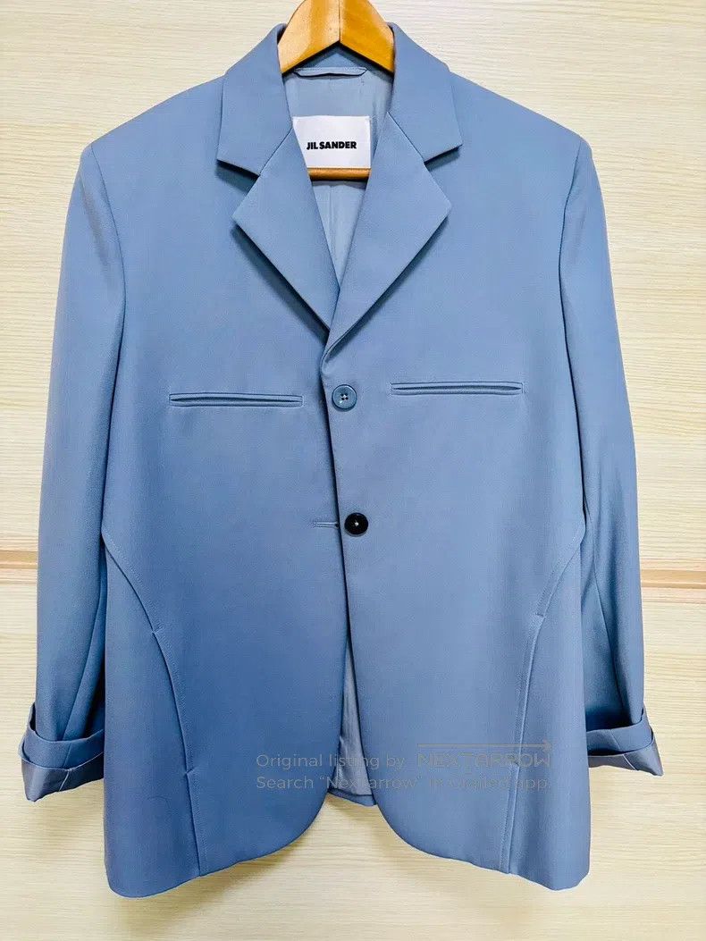 Jil Sander Jil Sander Haze Blue Suit Jacket Size 4XL / US 24-26 - 1 Thumbnail