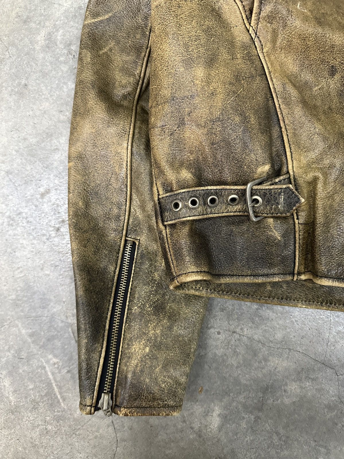 I Am Not A Human Being × Vintage Vintage Human Being Leather Jacket Size US M / EU 48-50 / 2 - 19 Thumbnail
