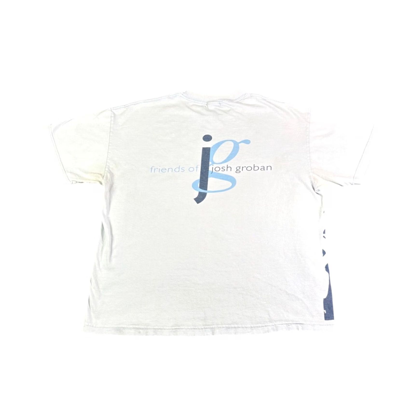 AAA VINTAGE Josh Groban T Shirt XL Gray Y2K Fan Club Mens Size US XL / EU 56 / 4 - 2 Thumbnail