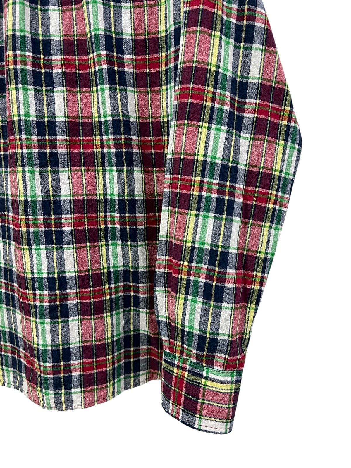 Japanese Brand Jipijapa 🇯🇵 Multipocket Plaid Button Up Shirt Size US M / EU 48-50 / 2 - 7 Thumbnail
