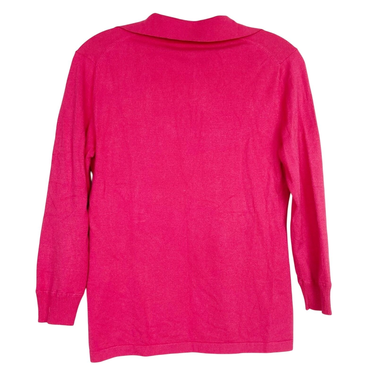 Loft Ann Taylor Loft Pink Popover Top Sz S Size S / US 4 / IT 40 - 2 Thumbnail