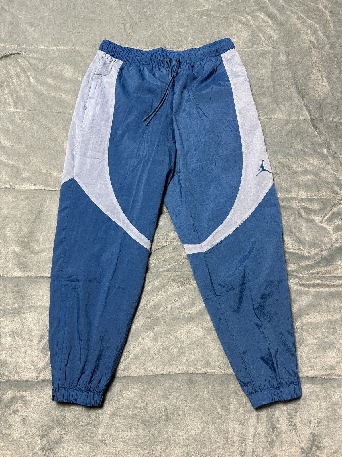 Jordan Brand × Nike New Jordan Sport Jam Nylon Warm Up Mens XL Joggers Blue Size US 35 - 1 Thumbnail