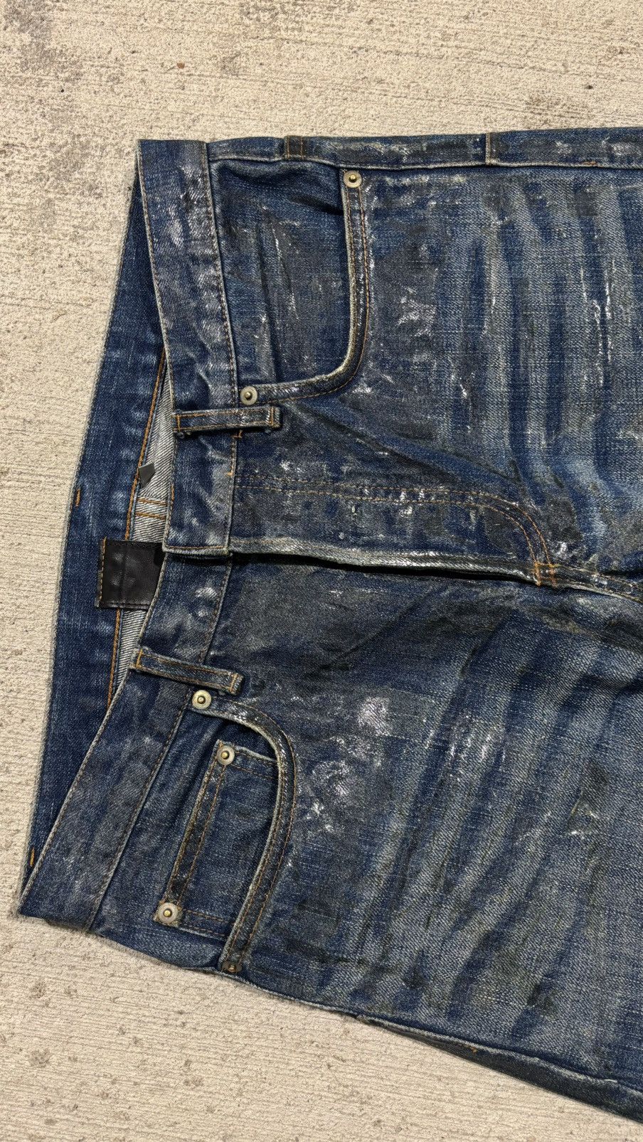 Dior × Hedi Slimane SS07 Dior Homme By Hedi Slimane Waxed Luster Denim Size US 32 / EU 48 - 6 Thumbnail