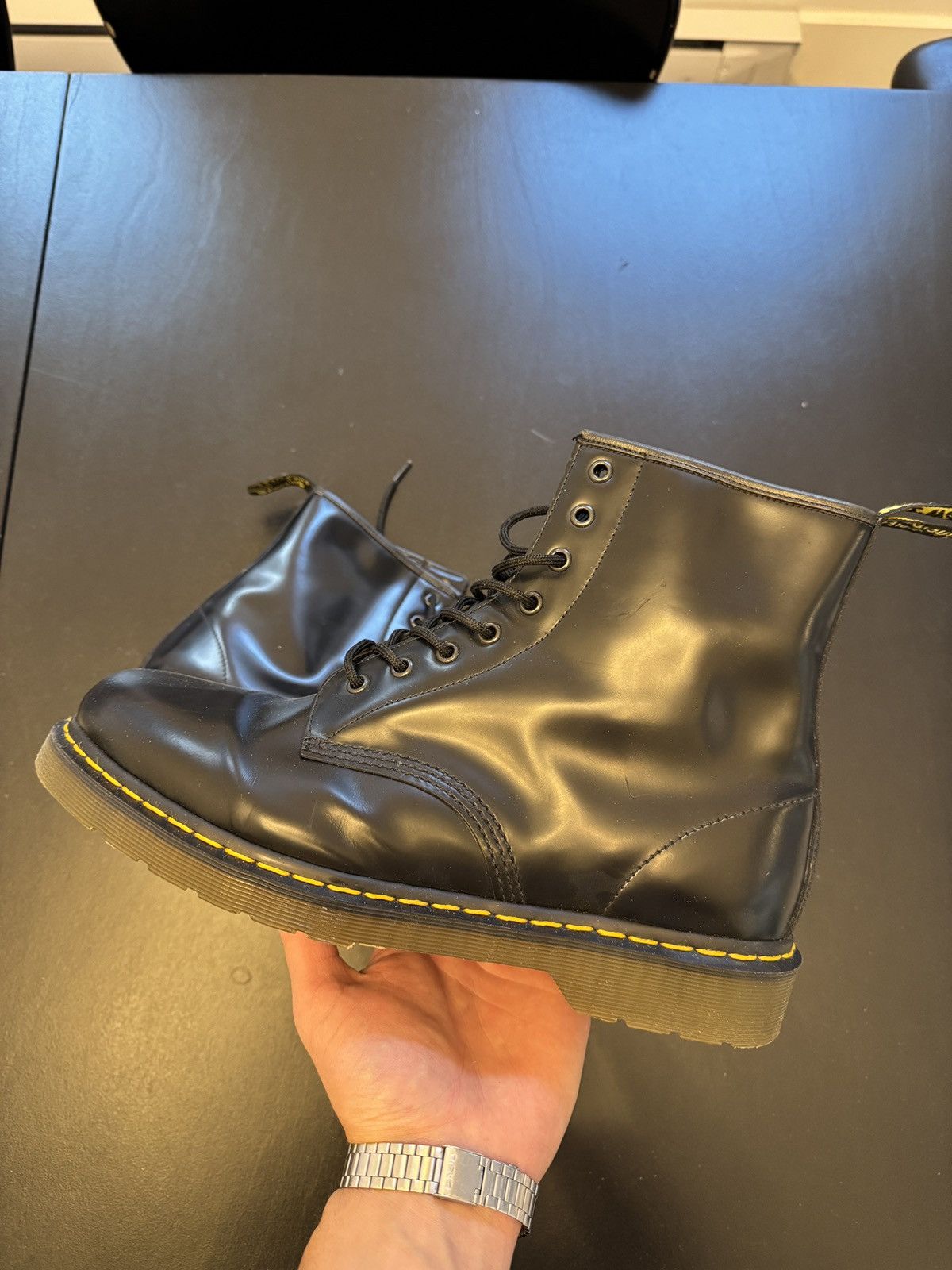 Dr. Martens Smooth Leather Doc Martens 1460 Size US 13 / EU 46 - 1 Thumbnail