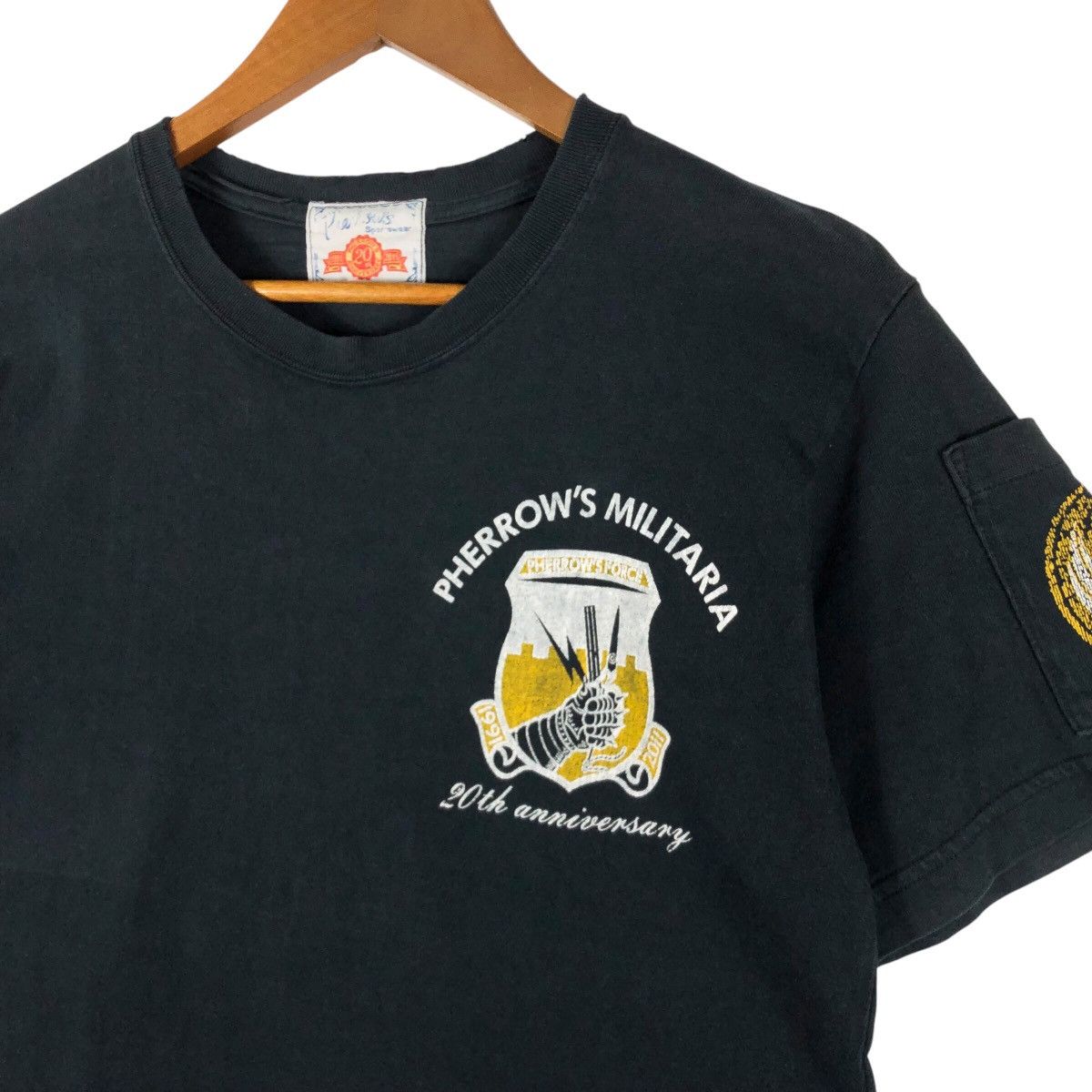 Vintage PHERROWS Militaria 51th Fiw Air Force T-Shirt Size US S / EU 44-46 / 1 - 3 Thumbnail