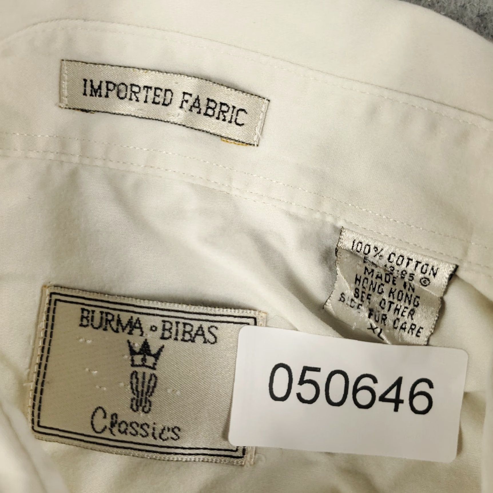Vintage Burma Bibas Button-Up Shirt Mens XL Beige Casual Short Sleeve Woven Size US XL / EU 56 / 4 - 6 Thumbnail