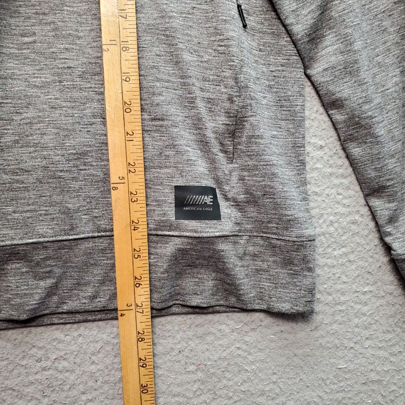 American Eagle Outfitters American Eagle Outfitters Hoodie Mens M Gray Zip Pocket Long Sleeve Golf Performance Size US M / EU 48-50 / 2 - 3 Thumbnail