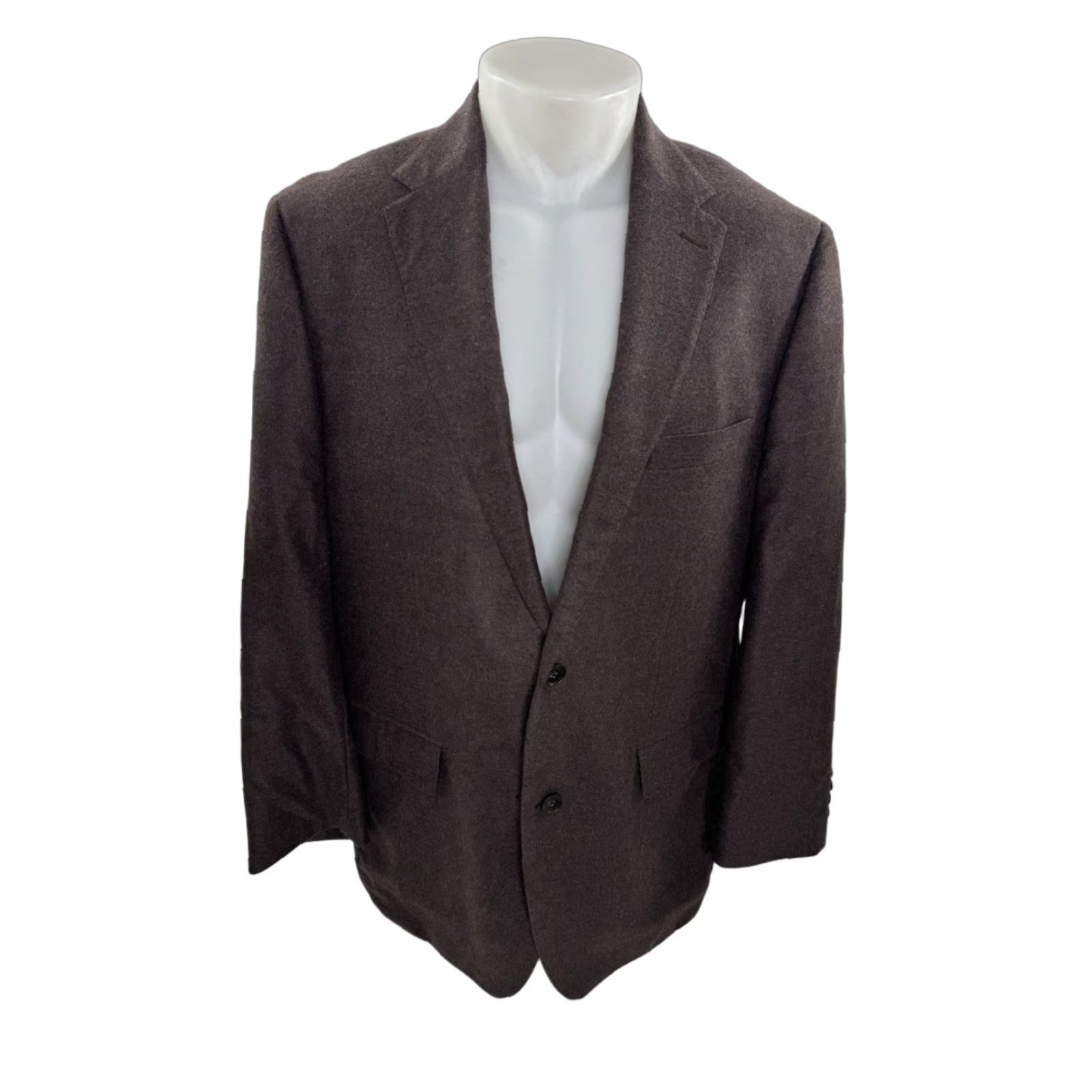 Loro Piana Cremieux / Loro Piana Italy - WOOL 44 R Blazer Jacket - EXCELLENT | Daniel Cremieux Men Blazer 44 Brown Wool Blazer Jacket Mens Size 44R - 1 Thumbnail