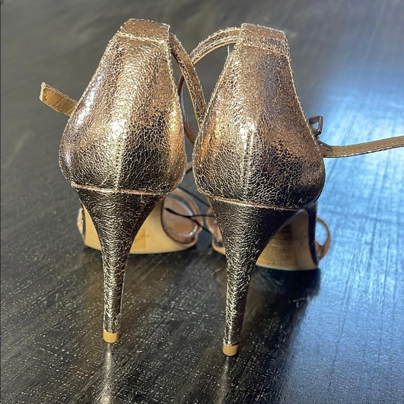 Express Express Elegant Metallic High Heel Sandals size 7 - NWHT Size US 7 / IT 37 - 5 Thumbnail
