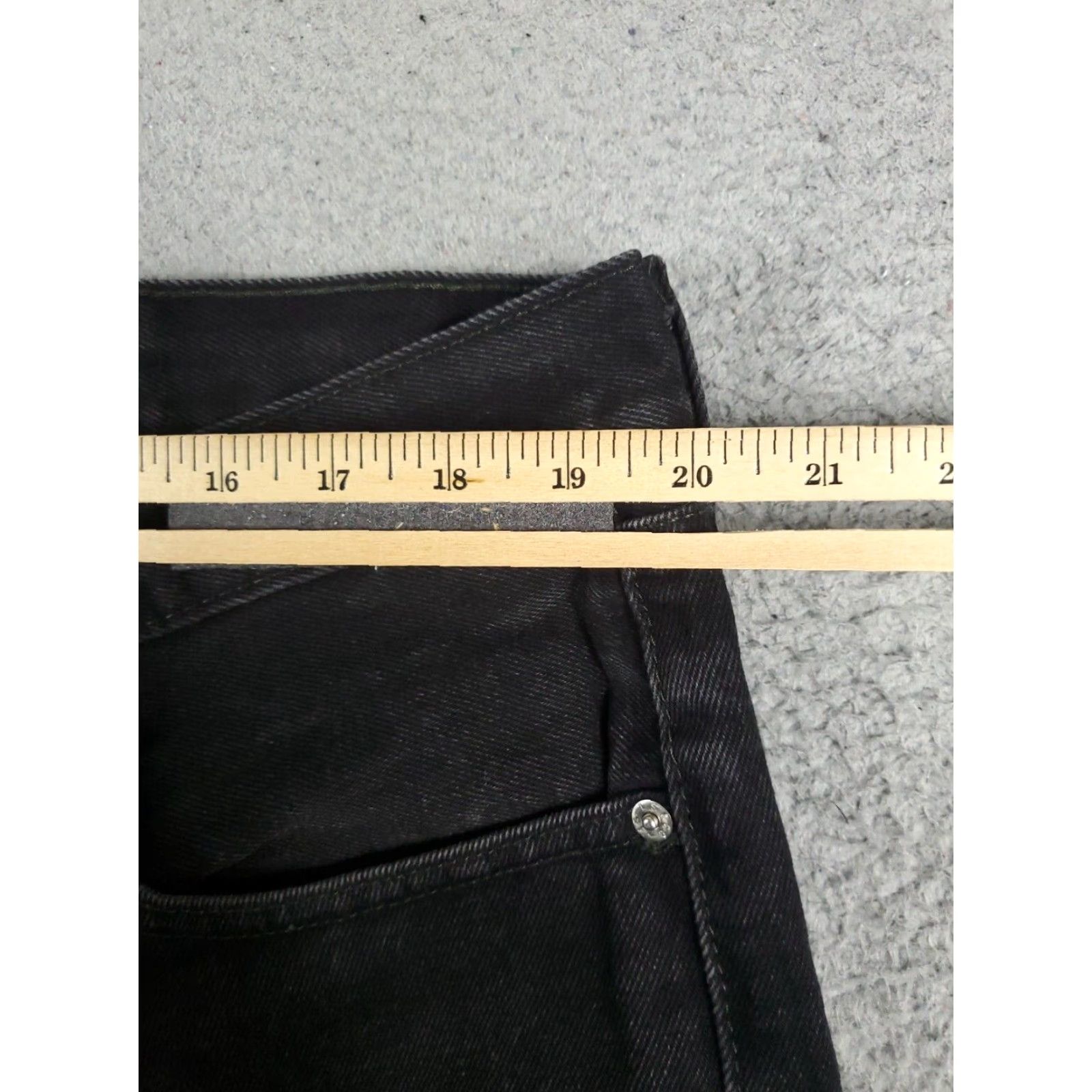 Levi's Levis Mens 40x30 Extra Large XL Black Gray Straight Leg Denim Jeans Pants Size US 40 / EU 56 - 4 Thumbnail