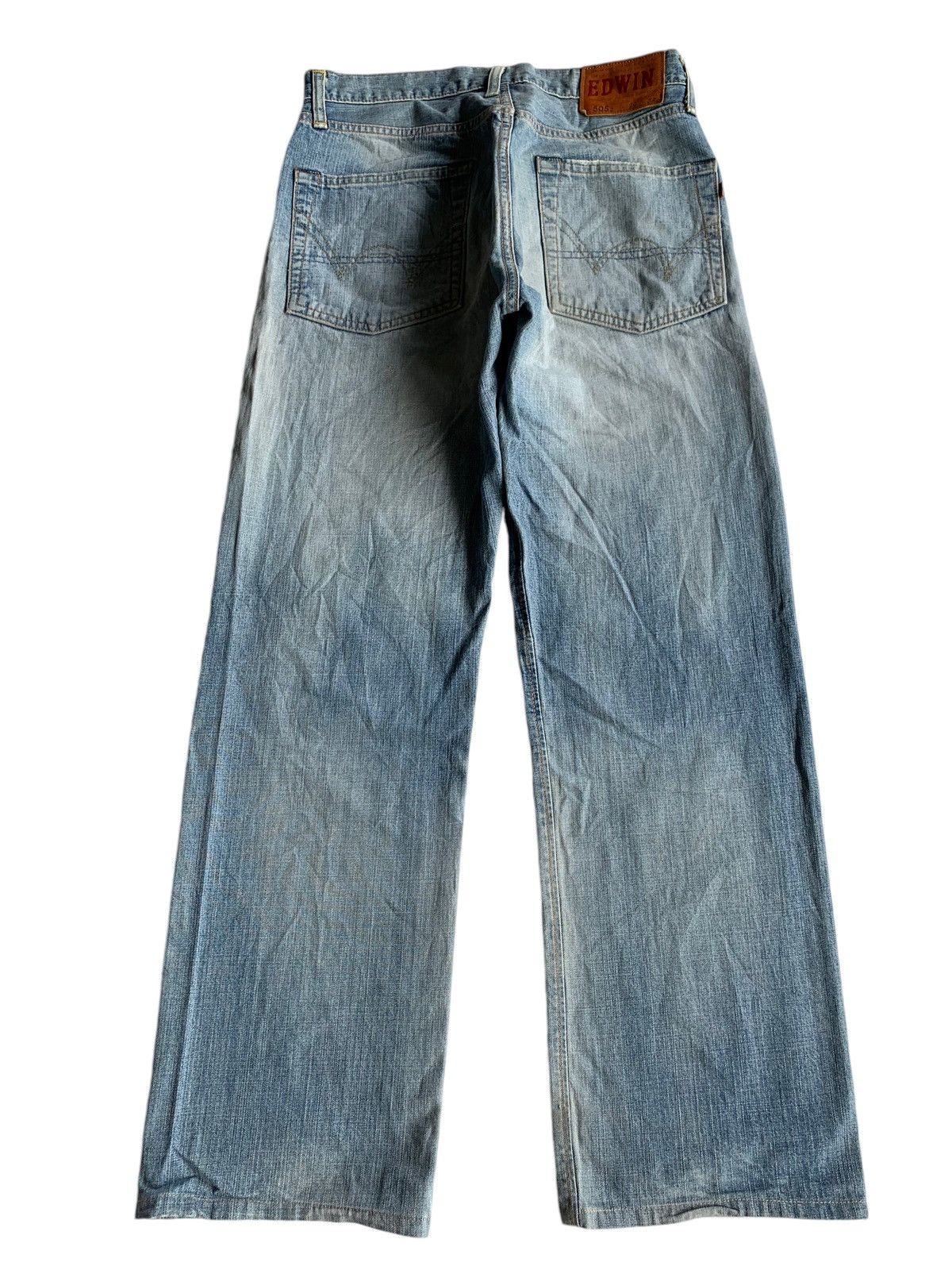 Edwin × Kapital × Vintage EDWIN 505Z SELVEDGE DISTRESSED DENIM Size US 29 - 2 Thumbnail