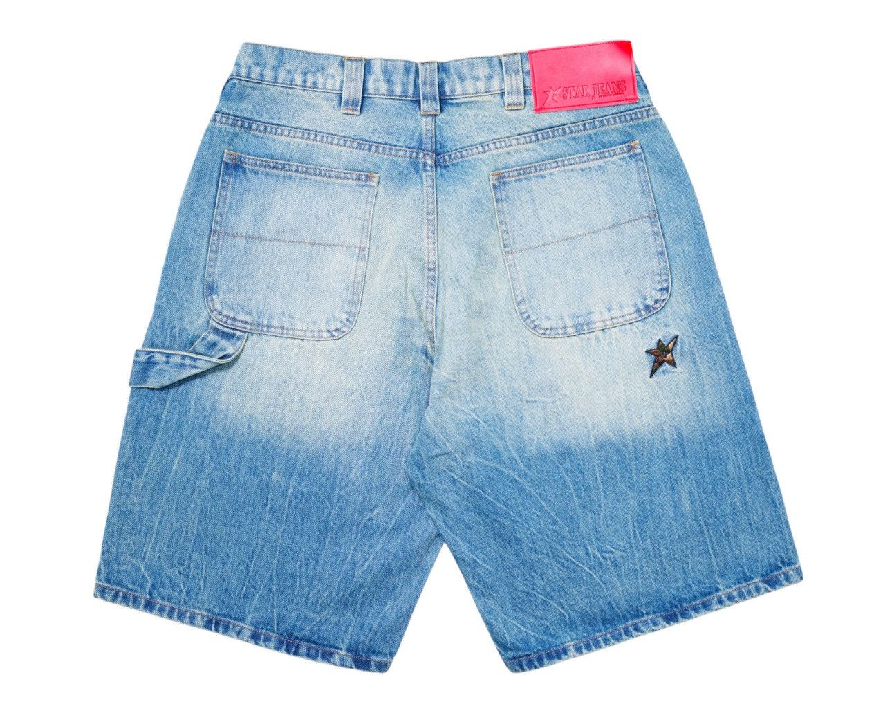 Carpet Company Carpet Company Faded Denim Shorts Size US 34 / EU 50 - 4 Thumbnail