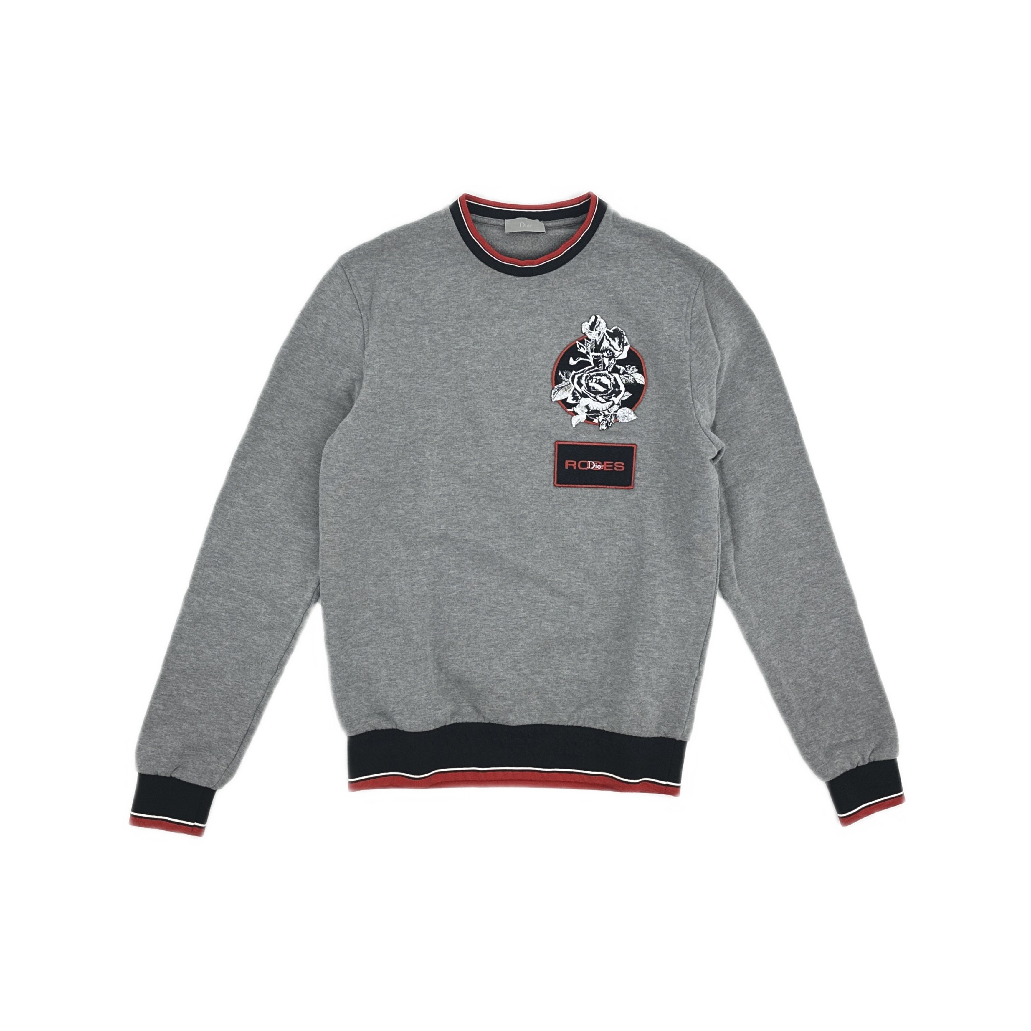 Dior Dior Floral Patch Sweatshirt Size S Size US S / EU 44-46 / 1 - 1 Thumbnail