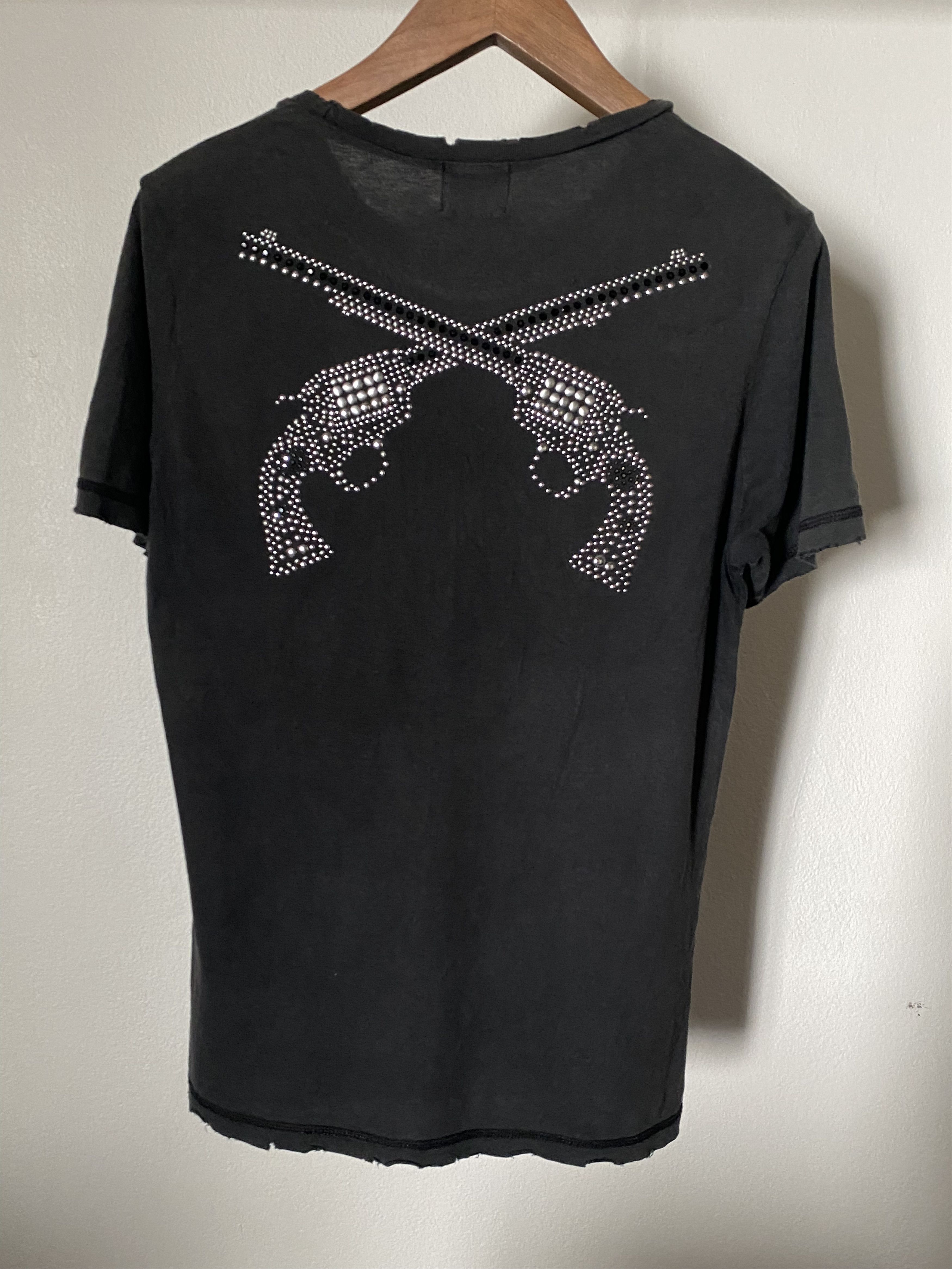 Roar Wash faded distressed with Rhine stone& Studed Size US M / EU 48-50 / 2 - 2 Thumbnail