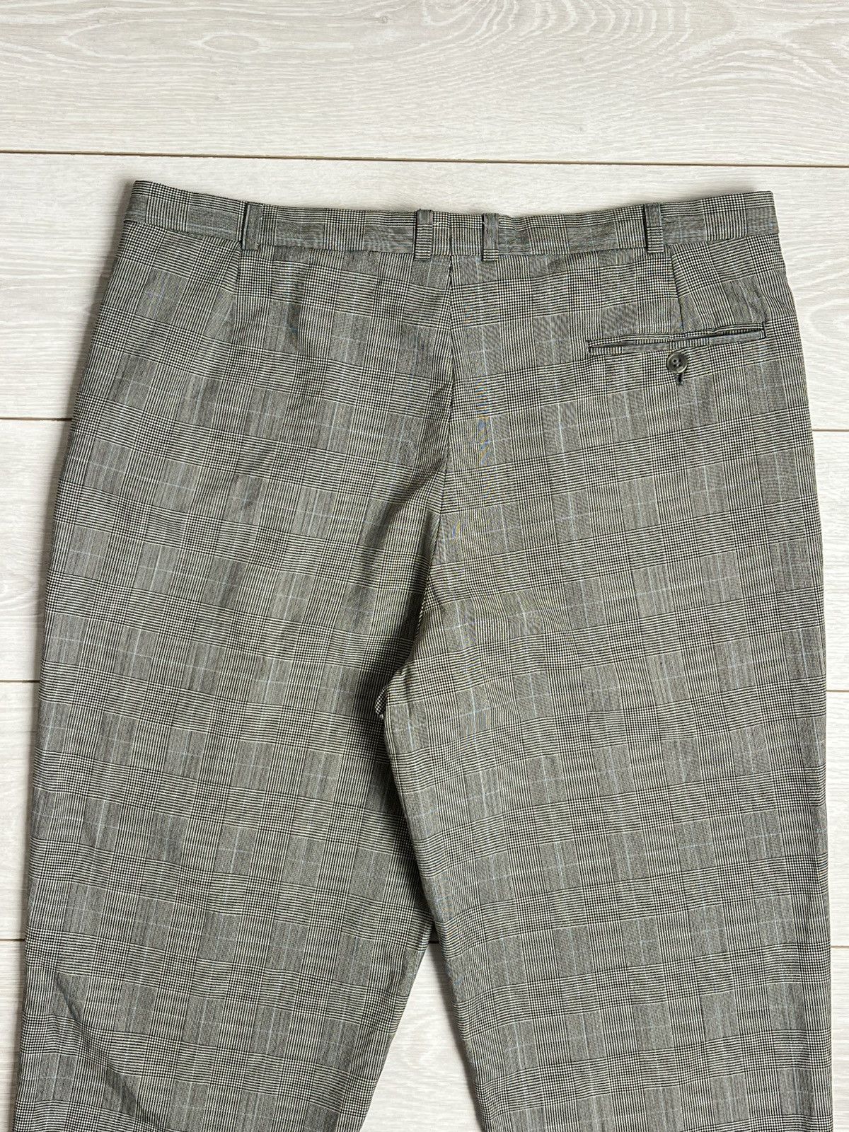 Christian Dior Monsieur Vintage Christian Dior Monsieur Glen Plaid Wool Suit 46S Size 46S - 20 Thumbnail