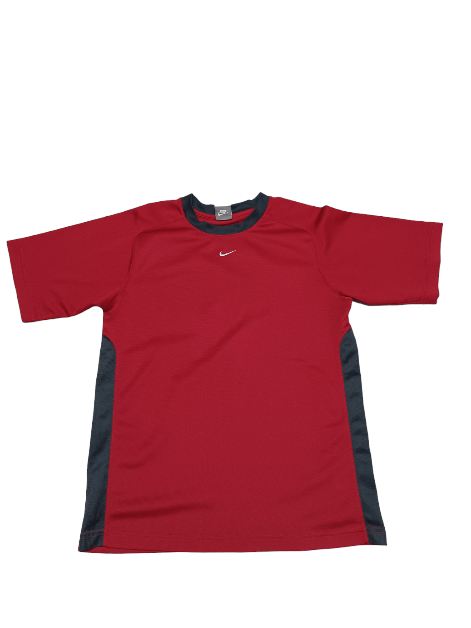 Nike NIKE CENTERLOGO VINTAGE RED POLYESTER TEE Size US S / EU 44-46 / 1 - 1 Thumbnail