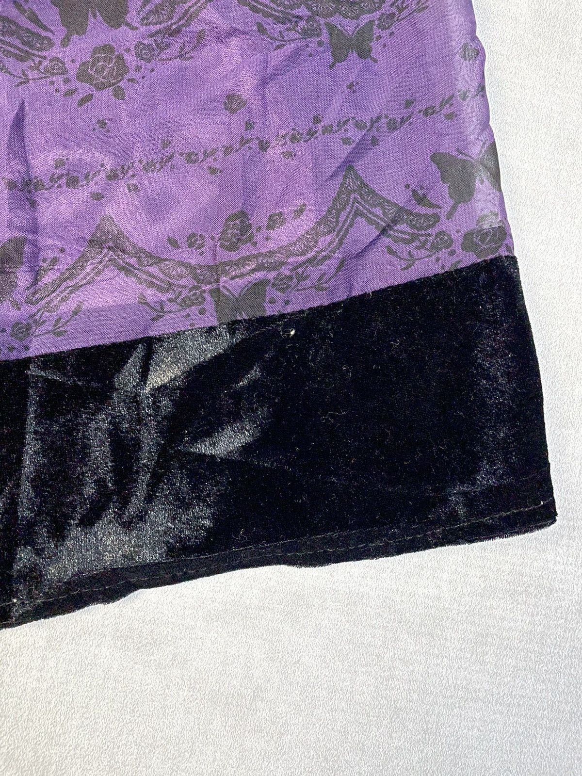 LIZ LISA Axes Femme Dark Coquette Lolita Butterfly Purple Skirt Size 25" / US 0 / IT 36 - 3 Thumbnail