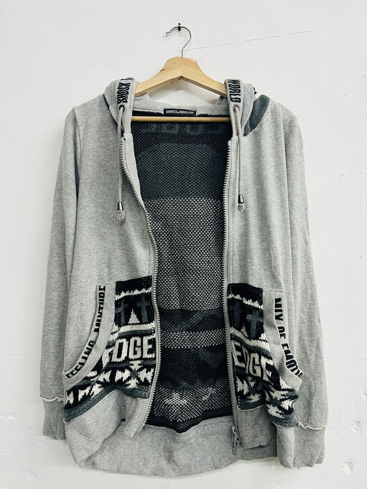 If Six Was Nine × Japanese Brand × Le Grande Bleu (L.G.B.) Ghost of Harlem Devil Skull Hoodie Zipper Size US M / EU 48-50 / 2 - 8 Thumbnail