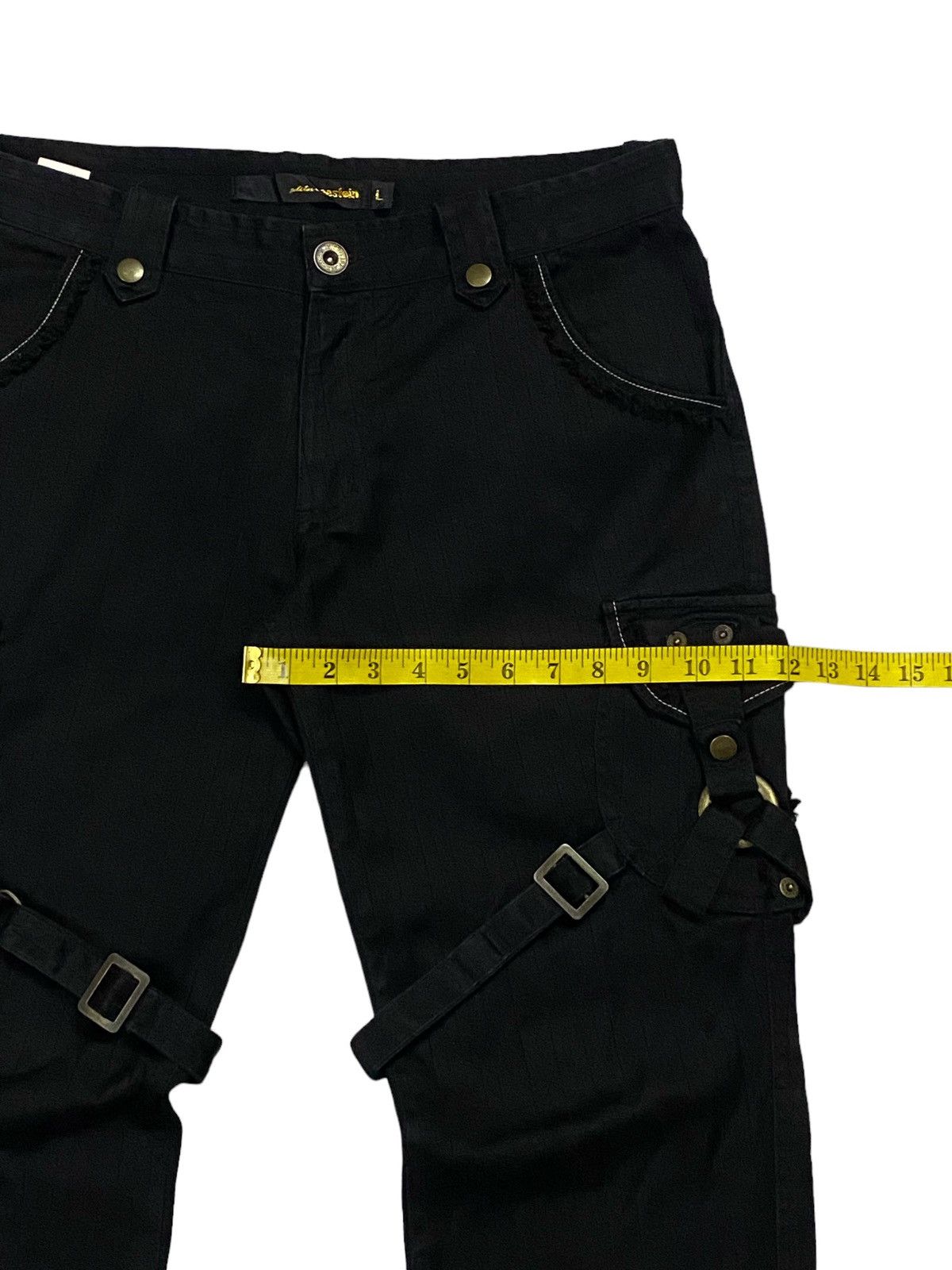 Japanese Brand Japanese brand “APESTIEN” Black Bondage Tactical Cargo Pants Size US 33 - 8 Thumbnail