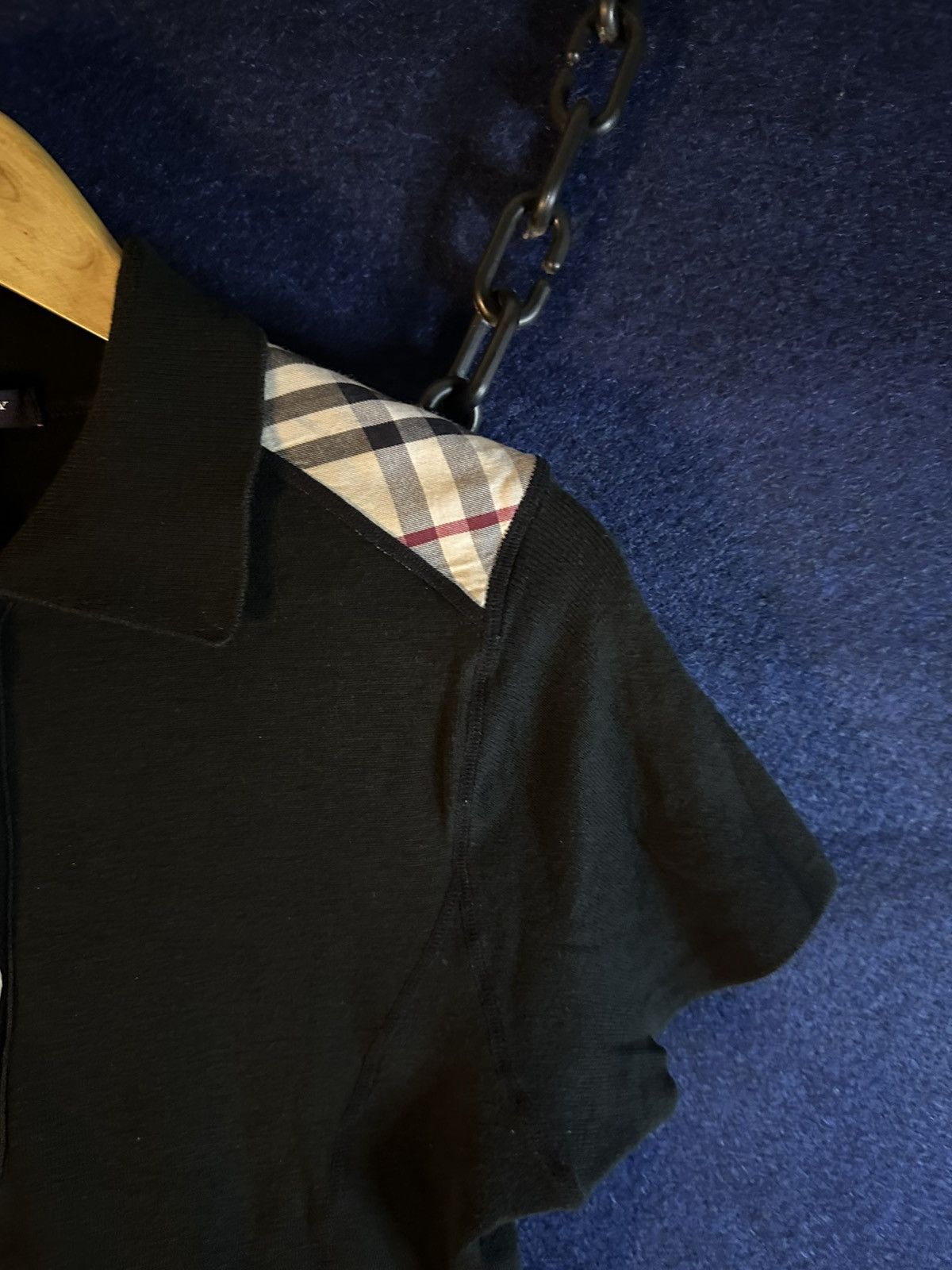 Burberry Burberry London Nova Check Trim Polo Shirt Size M / US 6-8 / IT 42-44 - 3 Thumbnail