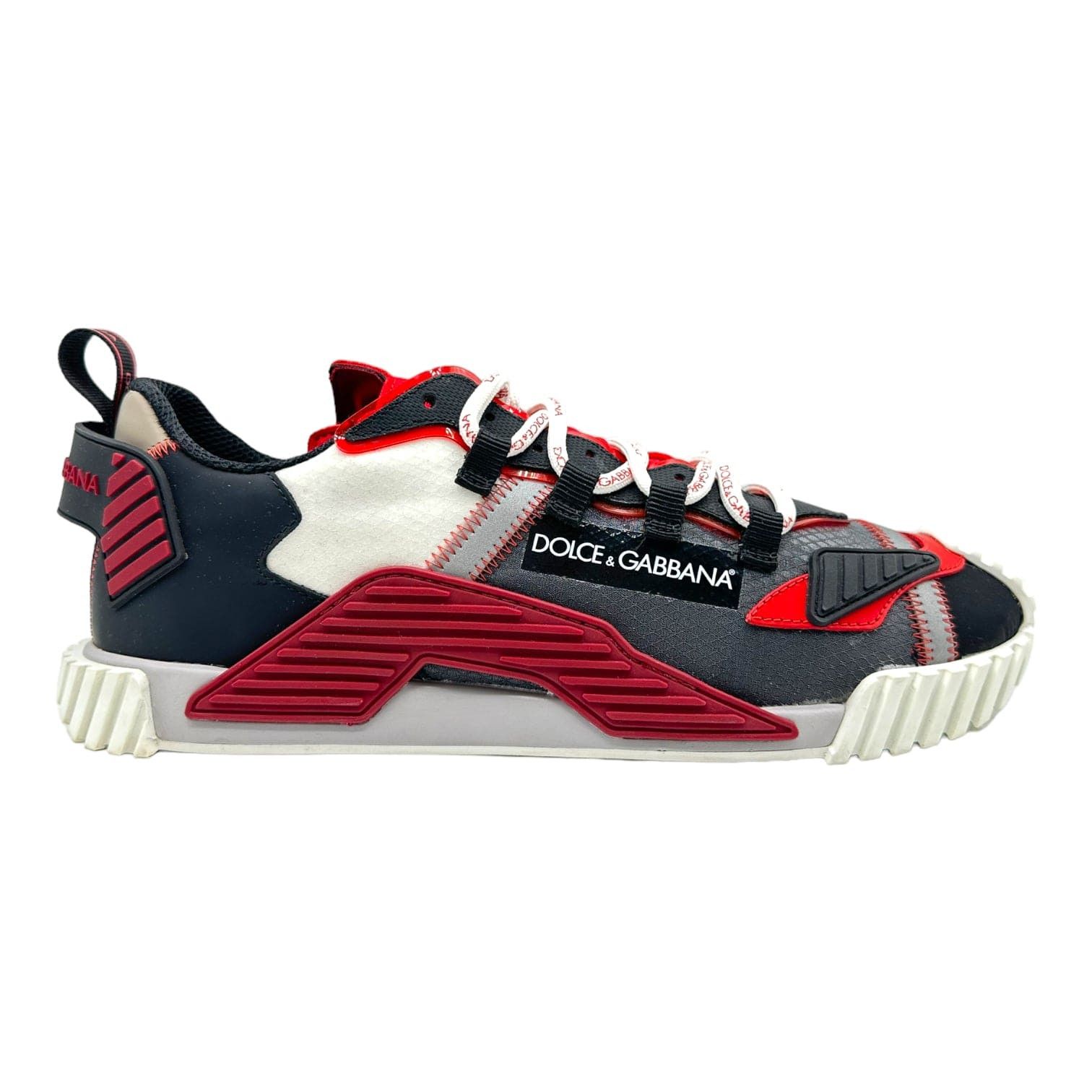 Dolce & Gabbana NS1 Low Top Sneaker Red White Black Size US 10 / EU 43 - 1 Thumbnail