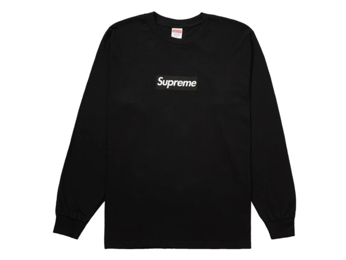 Supreme Supreme Box Logo L/S Tee Black XL Size US XL / EU 56 / 4 - 1 Thumbnail