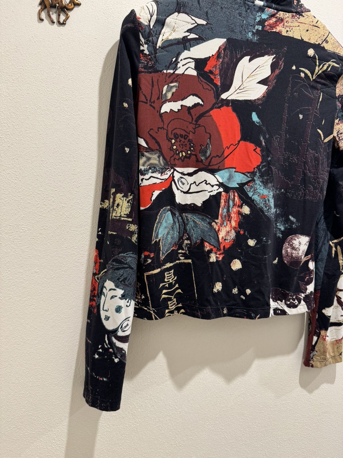 Japanese Brand × Just Cavalli × Vintage Vintage Rare Just Roberto Cavalli Geisha print blouse long Size L / US 10 / IT 46 - 3 Thumbnail