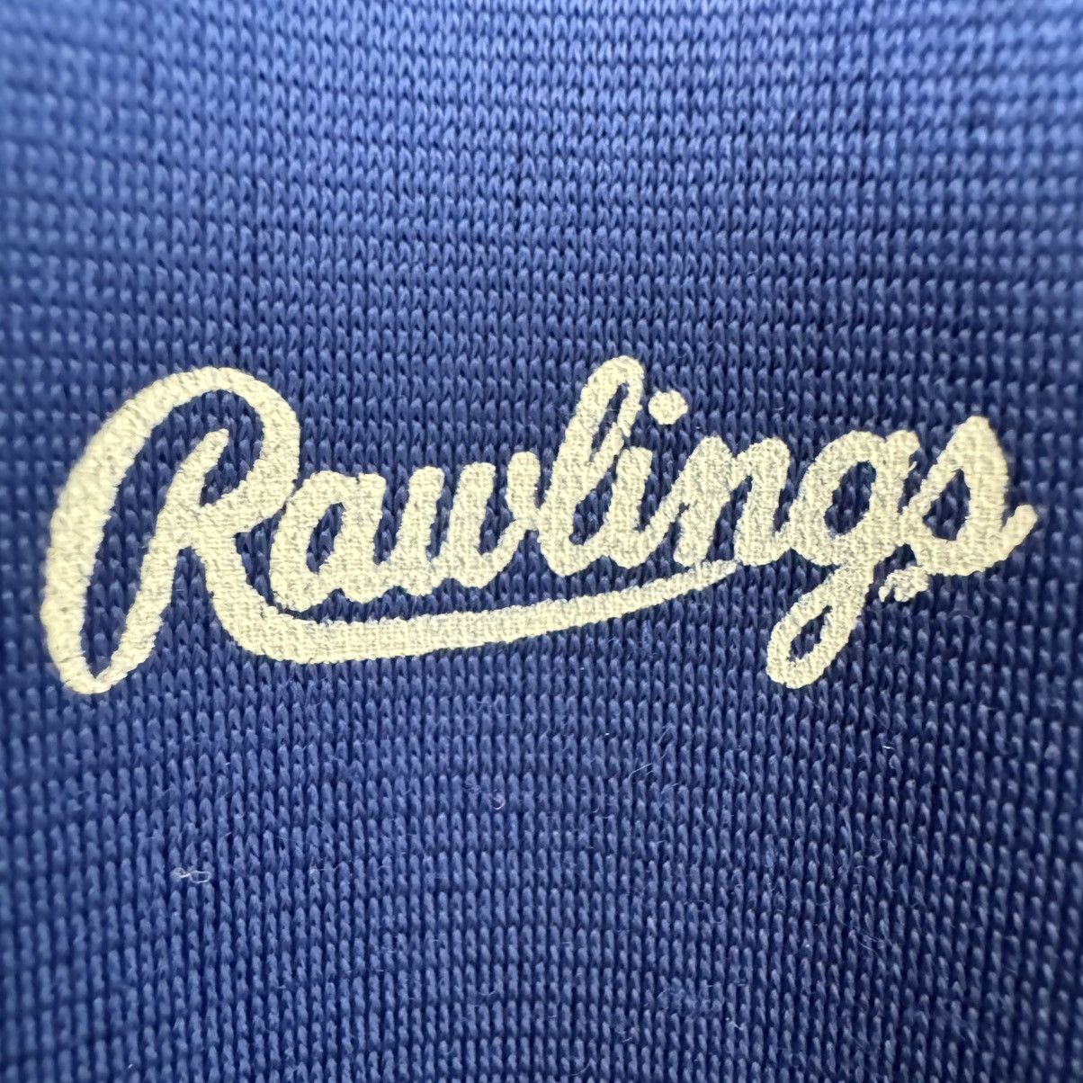 Vintage VTG 80s/90s Rawlings Vertical Stripe 3/4 Zip Sweater | XL Size US XL / EU 56 / 4 - 7 Thumbnail