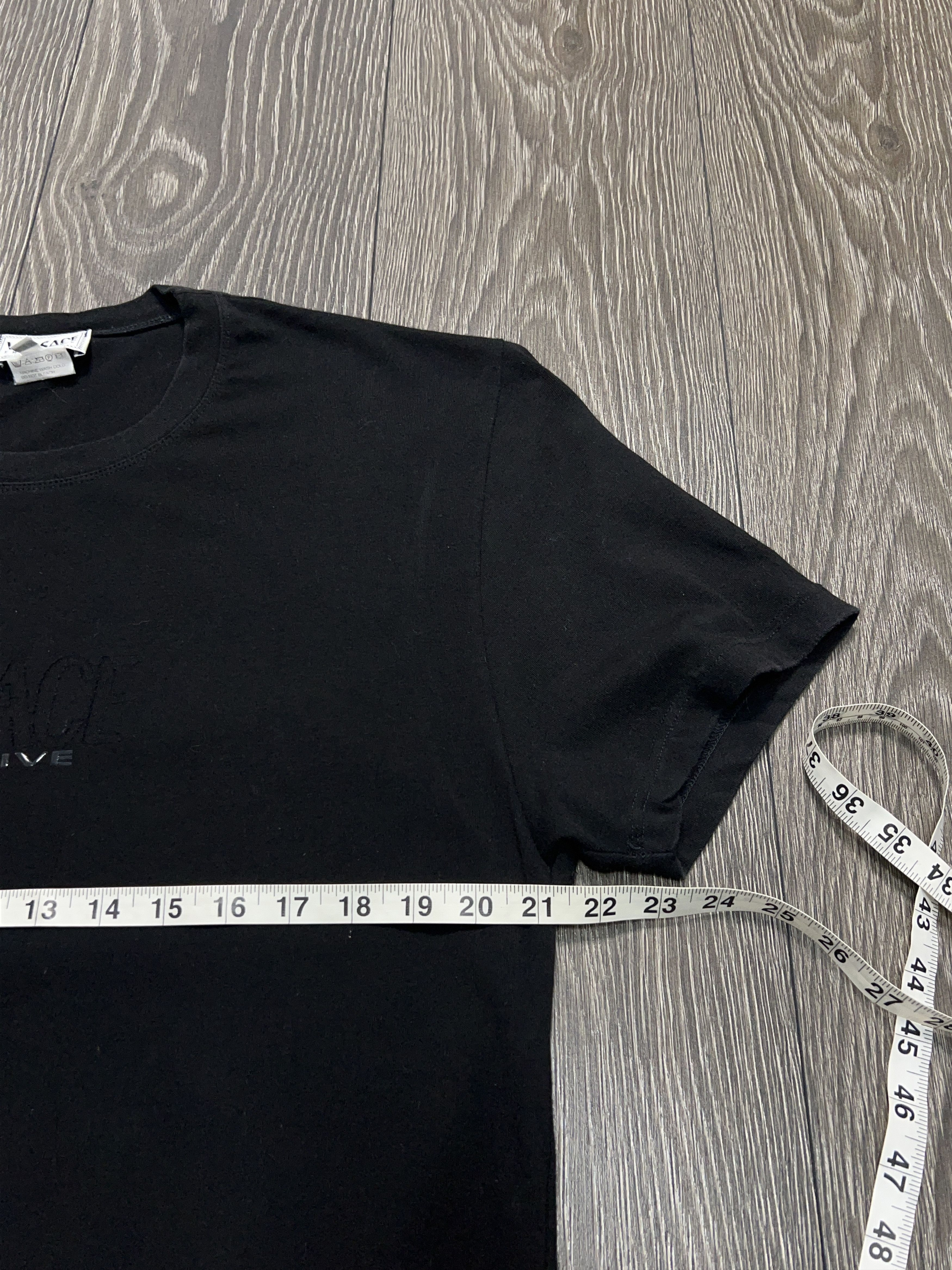 Vintage Mens Versace Intensive Logo Black Cotton Polyamide Size XL Size US XL / EU 56 / 4 - 8 Thumbnail