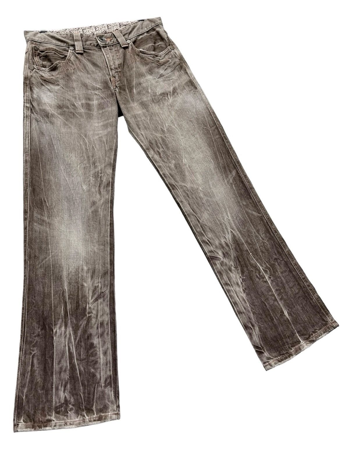 Edwin 🔥FYE🔥EDWIN Seditionaries Mud Max Brown Bleach Wash Denim Size US 30 / EU 46 - 4 Thumbnail