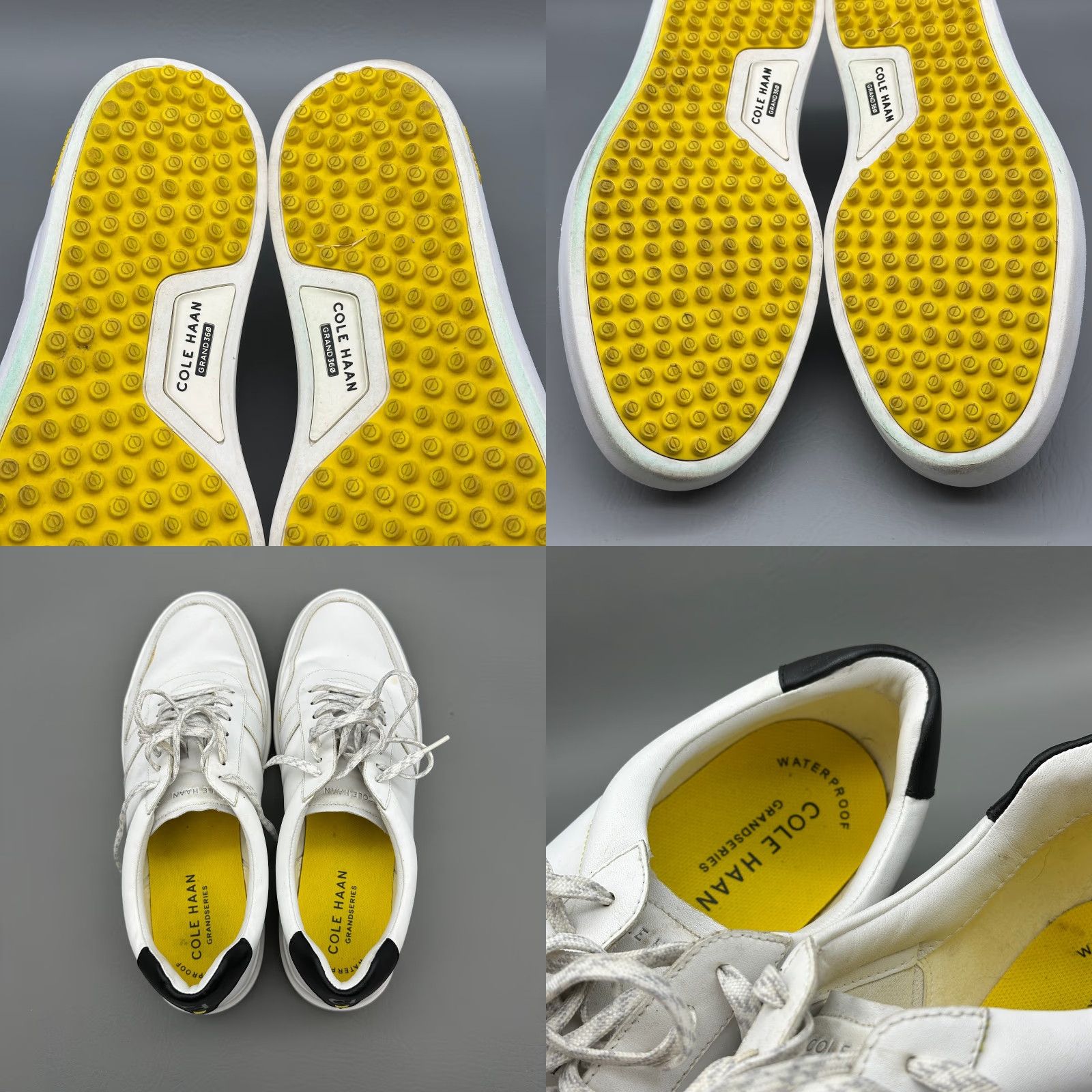 Cole Haan VINTAGE Cole Haan Grand 360 Mens Size 13 M White Golf Performance Waterproof Sneaker Size US 13 / EU 46 - 9 Thumbnail