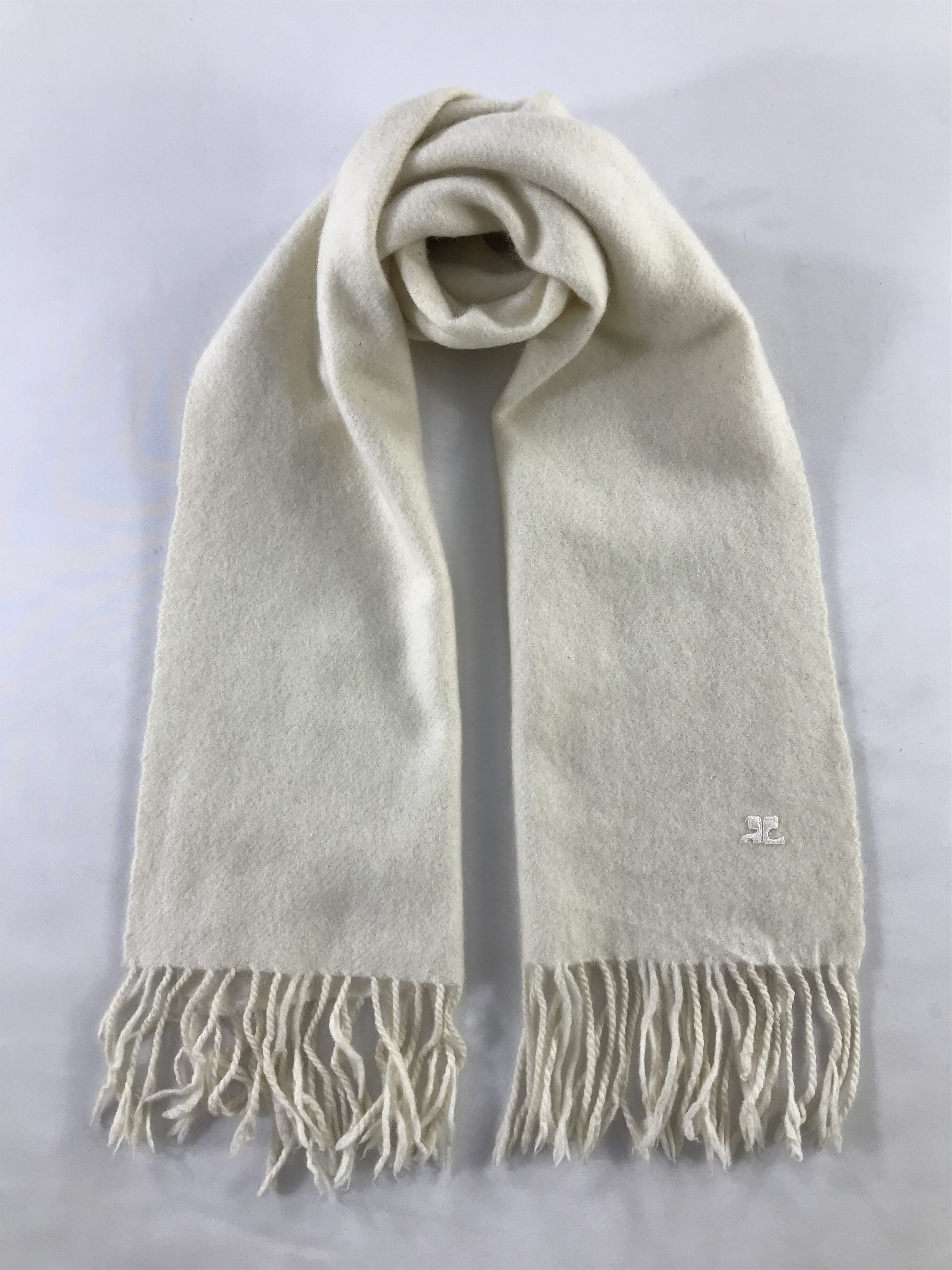 Courreges × Vintage Courreges Homme Scarf / Muffler / Neckwear - WW2174 Size ONE SIZE - 1 Thumbnail