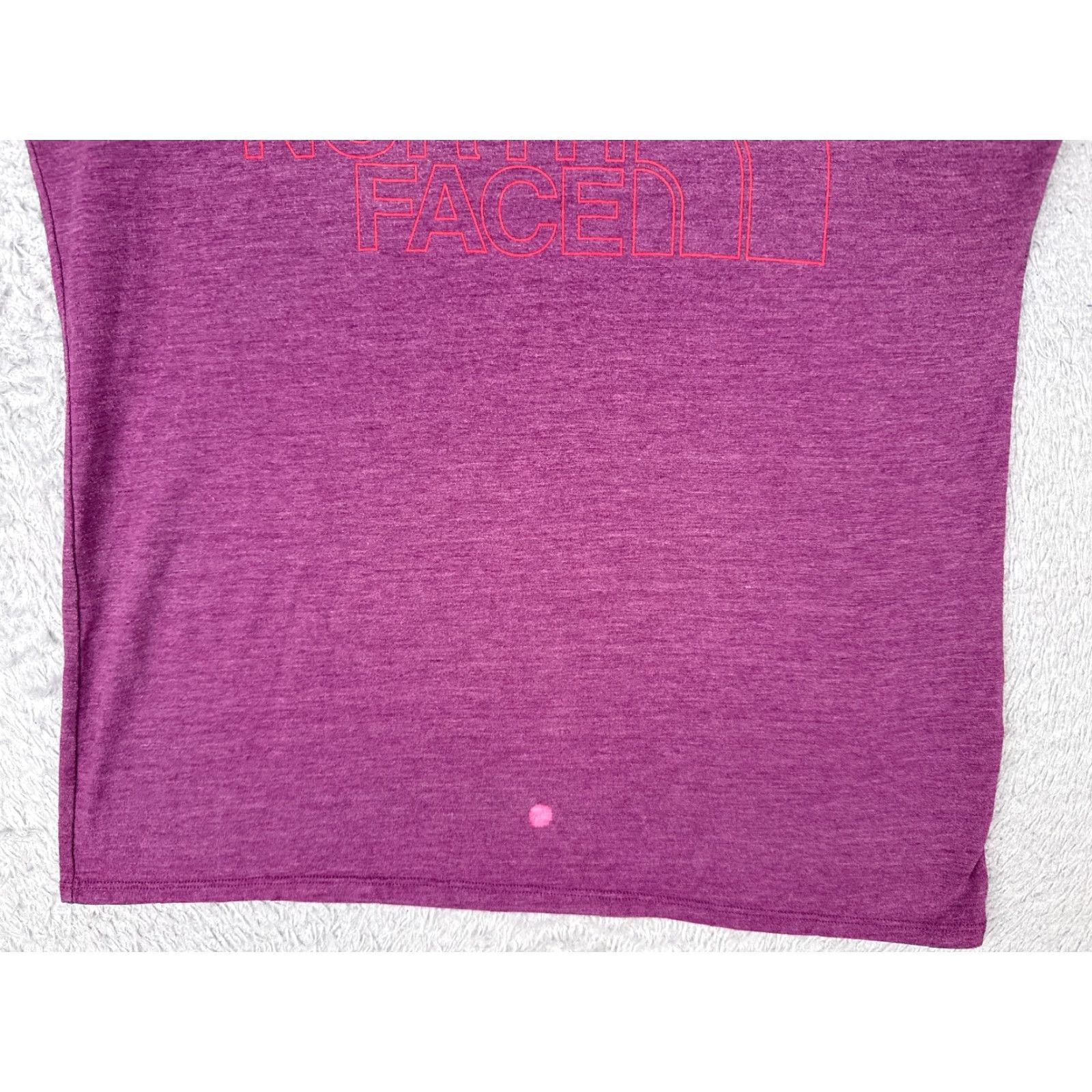 The North Face VINTAGE The North Face Shirt Women L Purple V-Neck Short Sleeve Slim Tee Ladies Large Purple - Outdoor Everyday Men/Women? Size L / US 10 / IT 46 - 5 Thumbnail