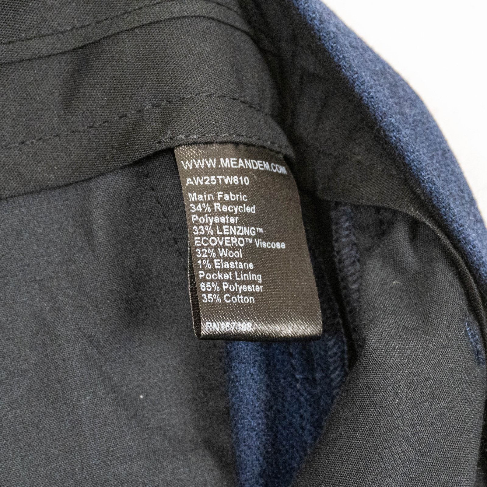 ME+EM ME+EM Pleat Front Pant Italian wool Deep indigo blue 6UK 2US Size 26" / US 2 / IT 38 - 11 Thumbnail